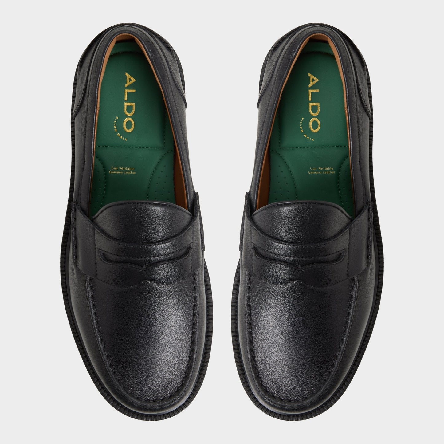 Aldo Buckley in Open Black - Loafer Men