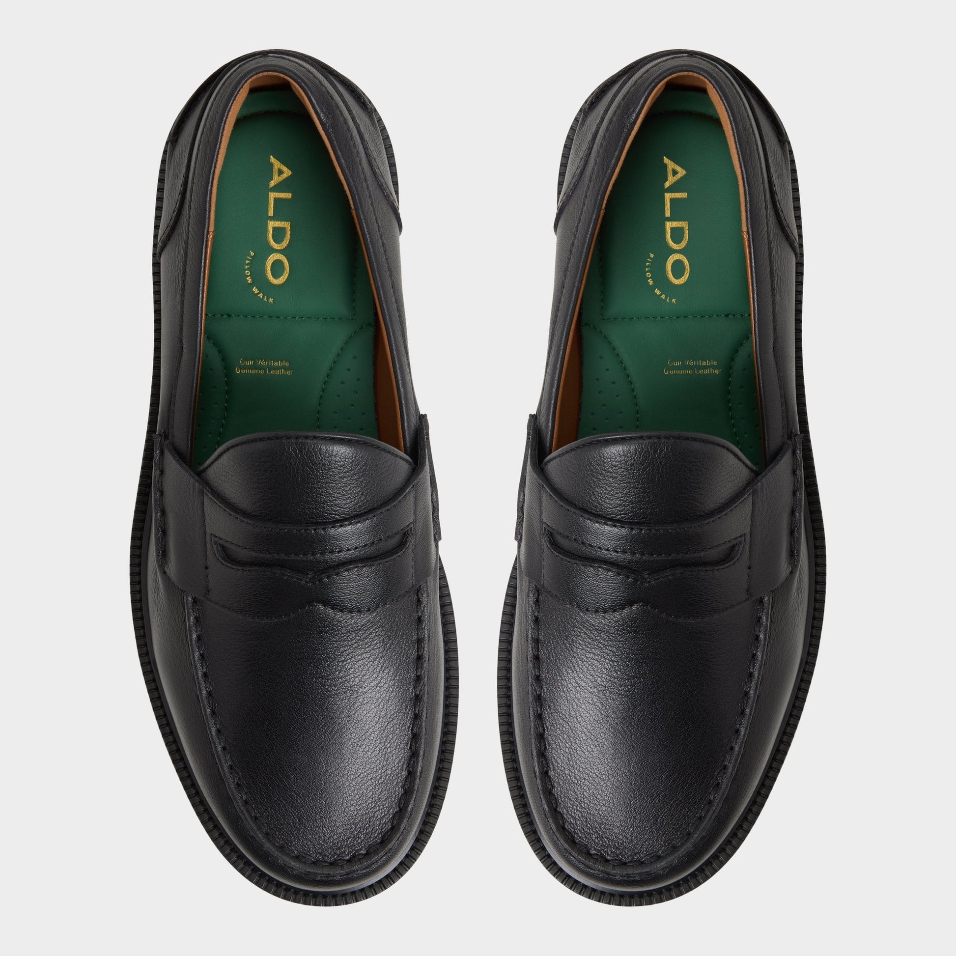 Aldo Buckley in Open Black - Loafer Men