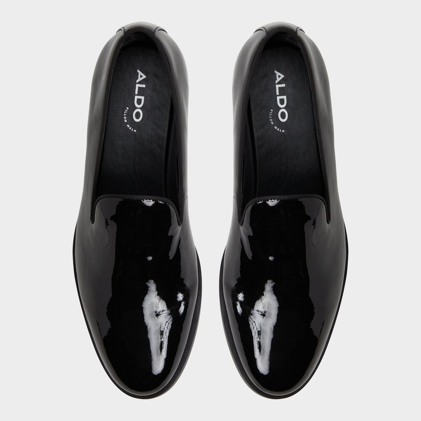 Aldo Casino Black Men's Dress Shoes - Loafer Men