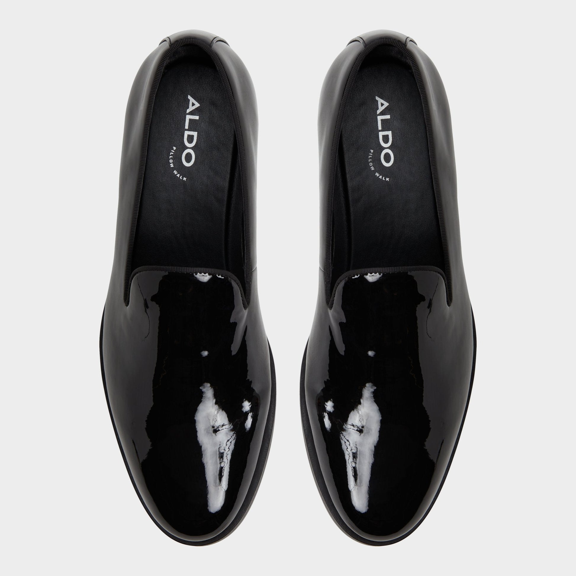 Aldo Casino Black Men's Dress Shoes - Loafer Men