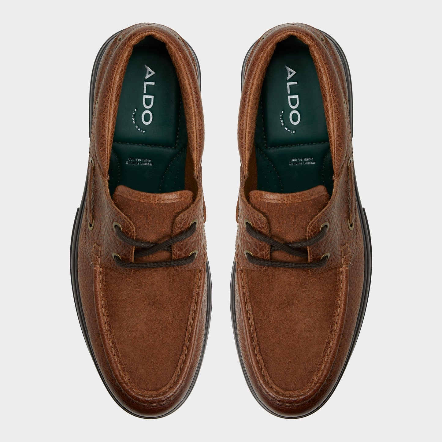 Aldo Seaexplorer Cognac Men's Dress Shoes - Boat shoe Men