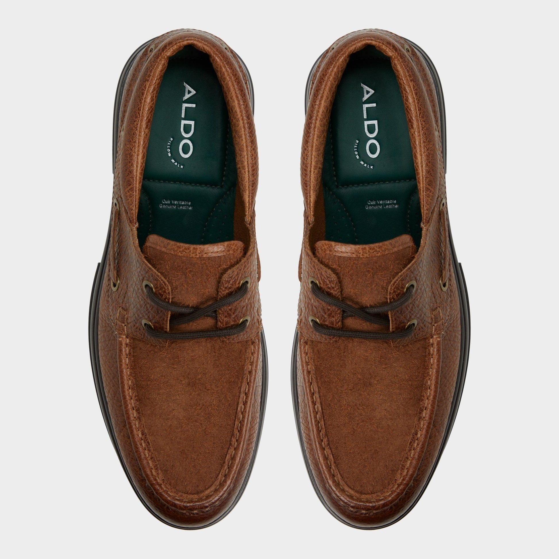 Aldo Seaexplorer Cognac Men's Dress Shoes - Boat shoe Men