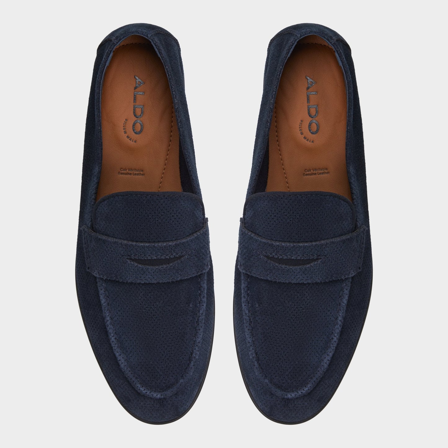 Aldo Journey Navy Men's Loafers & Slip-Ons - Loafer Men