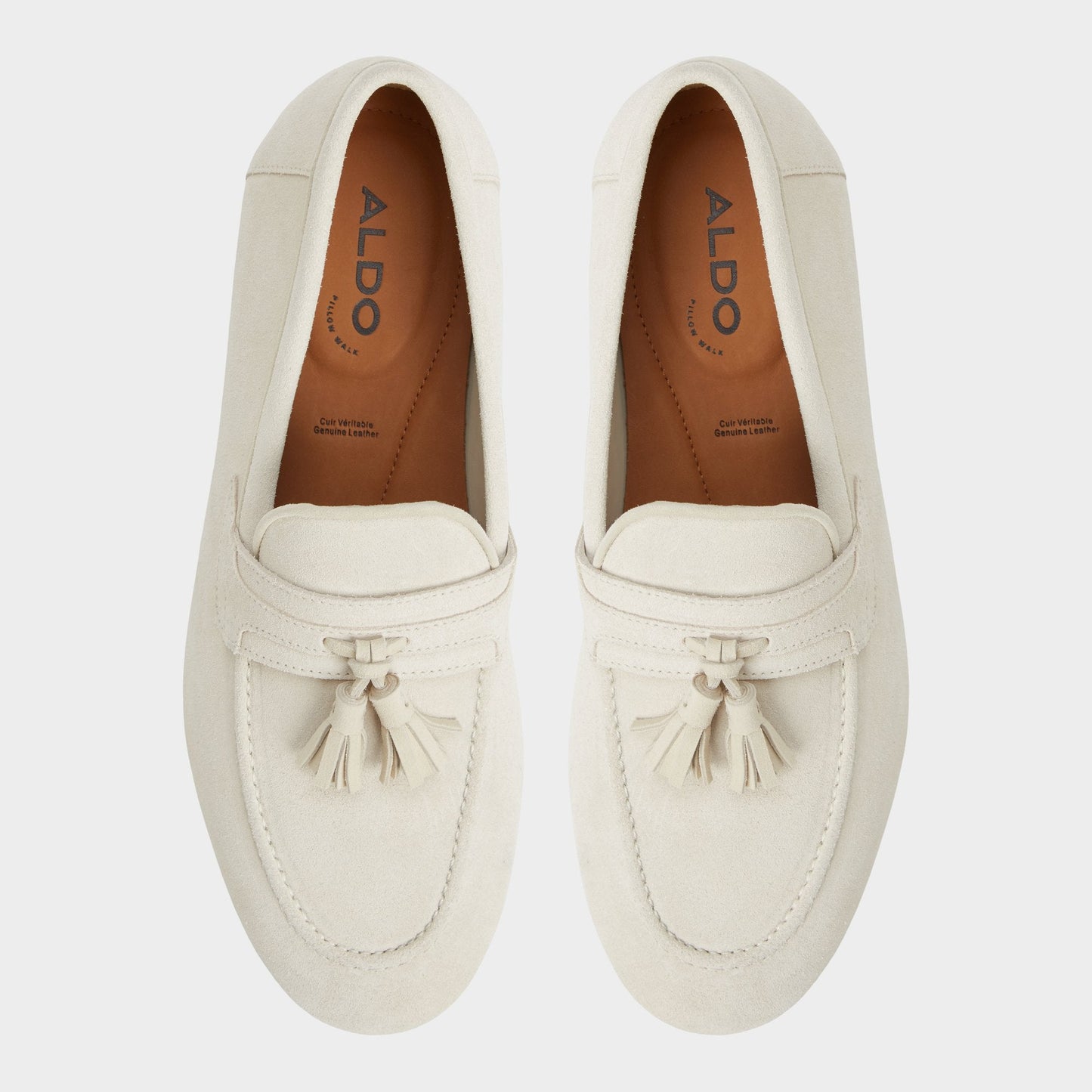 Aldo Grover Ivory Men's Dress Shoes - Loafer Men