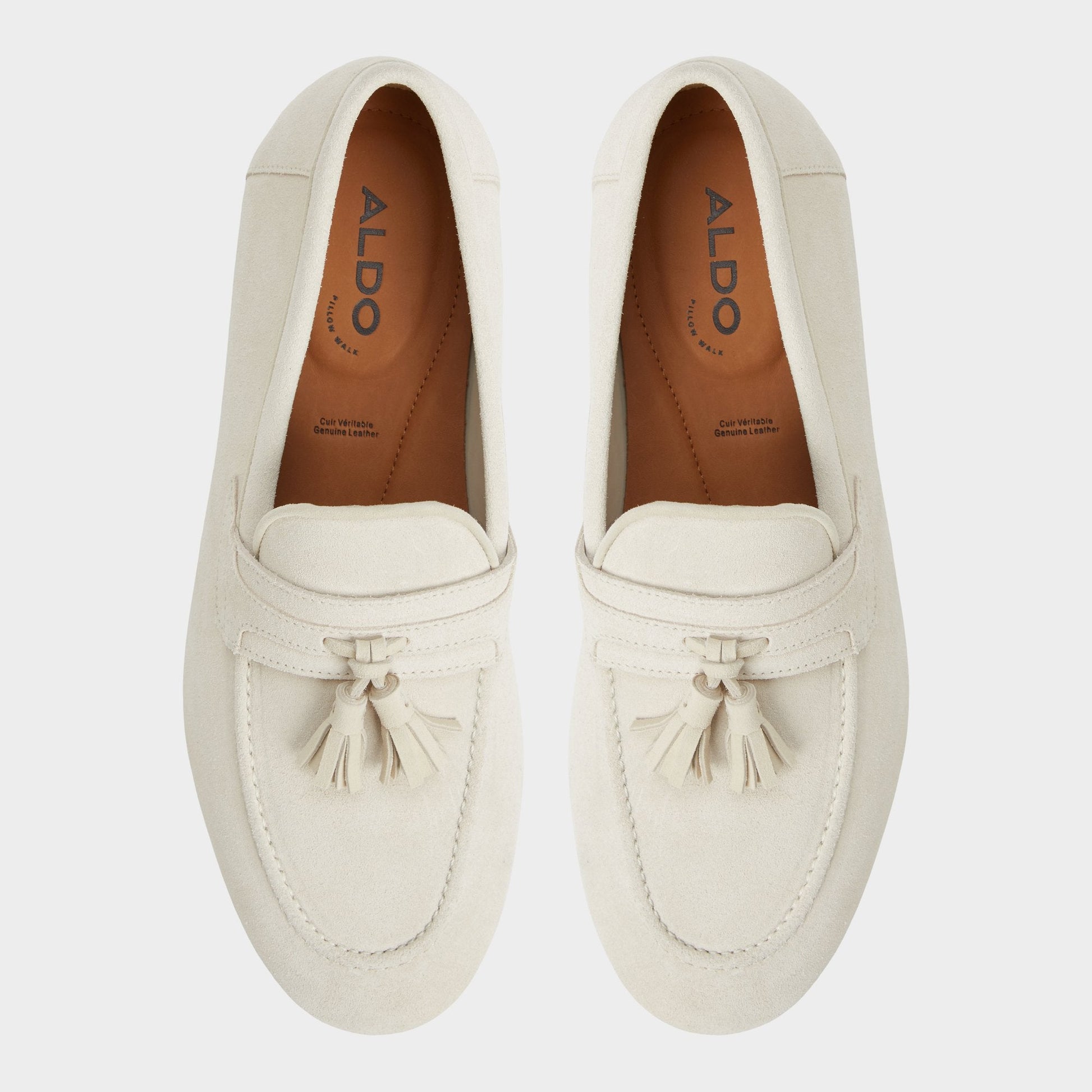 Aldo Grover Ivory Men's Dress Shoes - Loafer Men