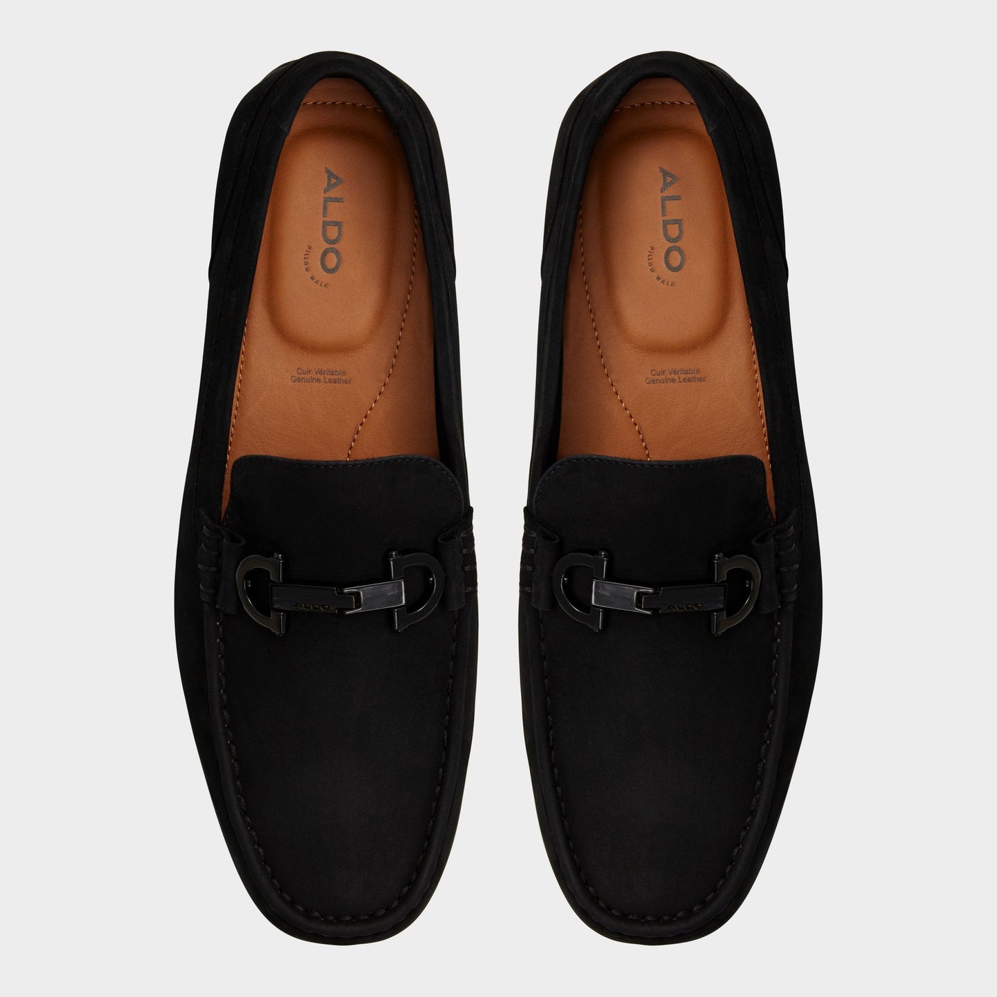 Aldo Orlovoflexx Black Men's Loafers & Slip-Ons - Driving shoe Men
