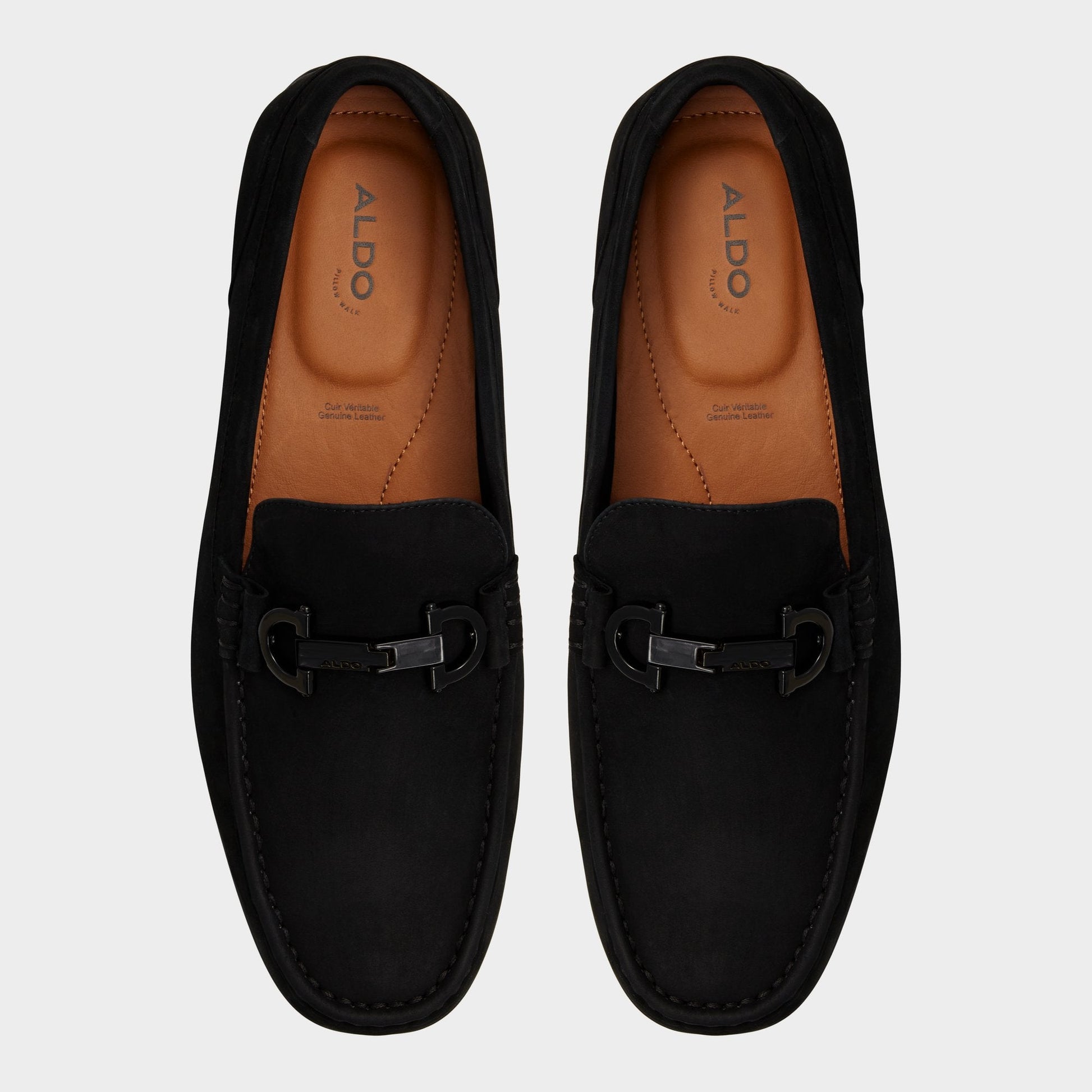 Aldo Orlovoflexx Black Men's Loafers & Slip-Ons - Driving shoe Men