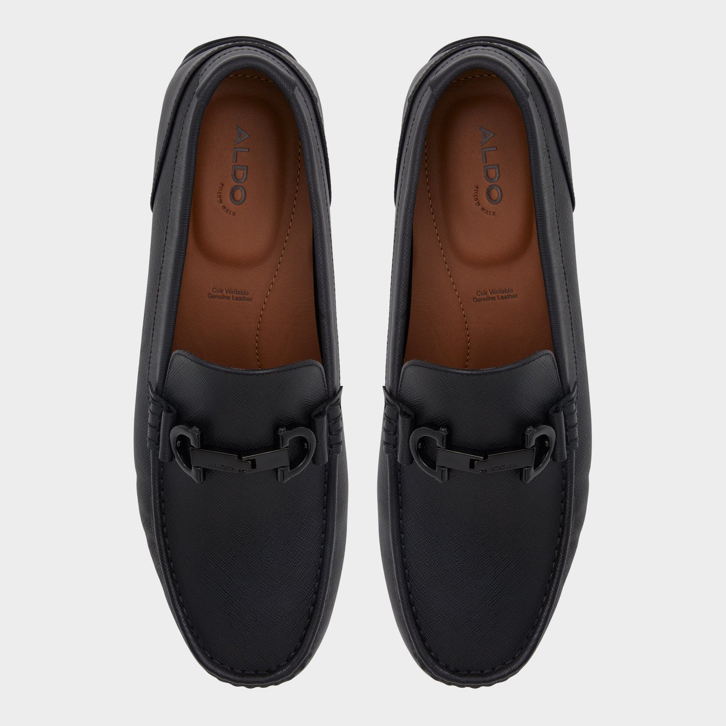 Aldo Orlovoflexx Open Black Men's Loafers & Slip-Ons - Driving shoe Men