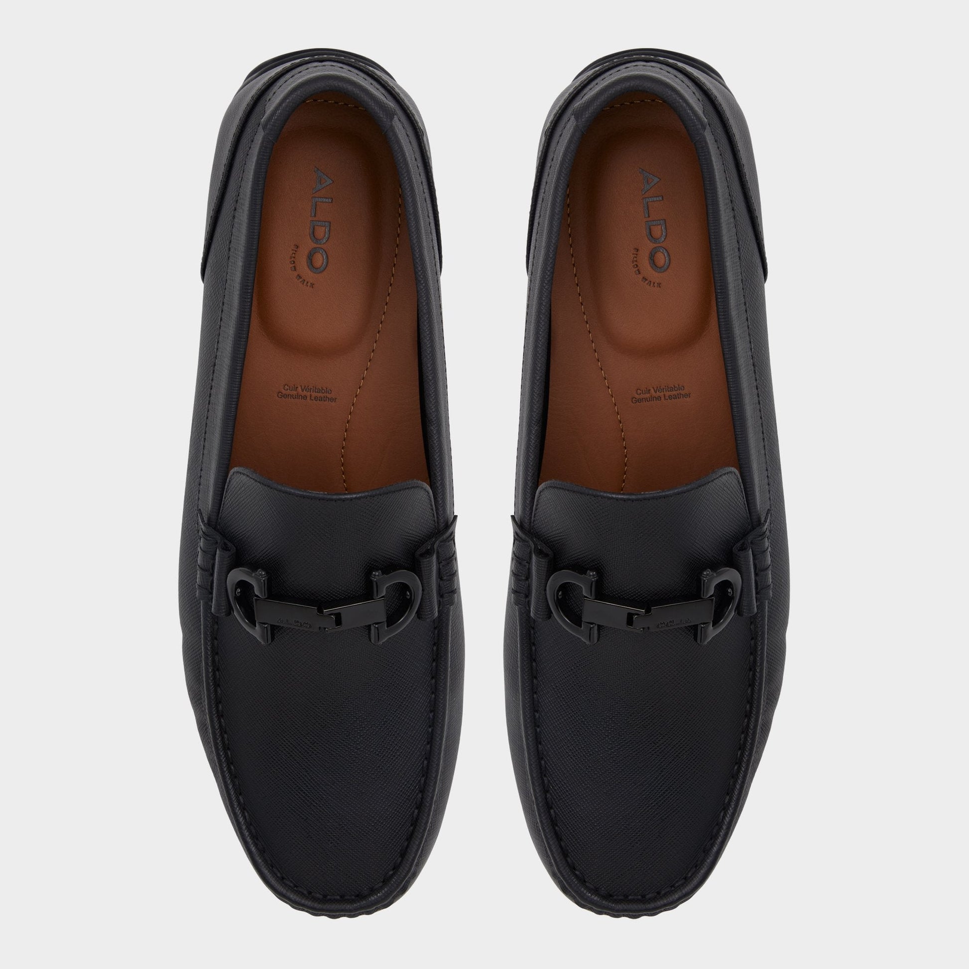 Aldo Orlovoflexx Open Black Men's Loafers & Slip-Ons - Driving shoe Men