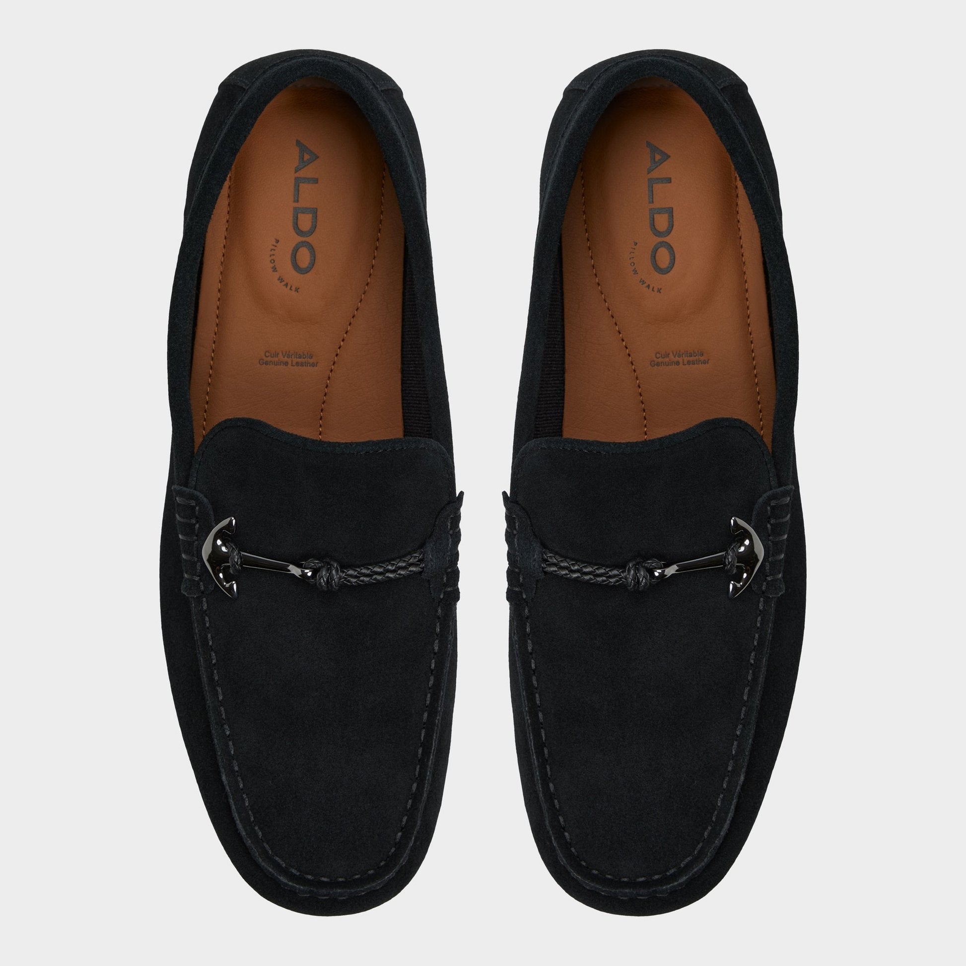 Aldo Wilbart Open Black Men's Casual Shoes - Driving shoe Men