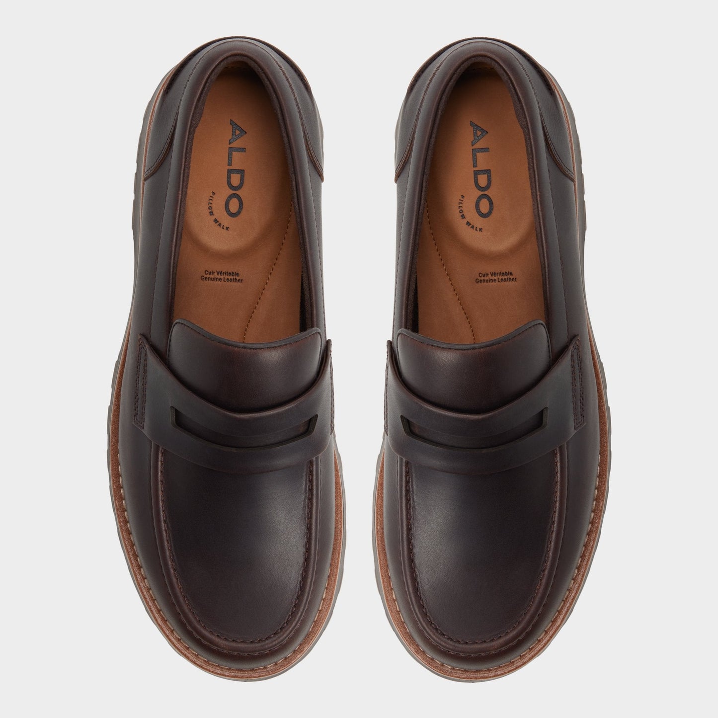 Aldo Kole in Dark Brown - Loafer Men