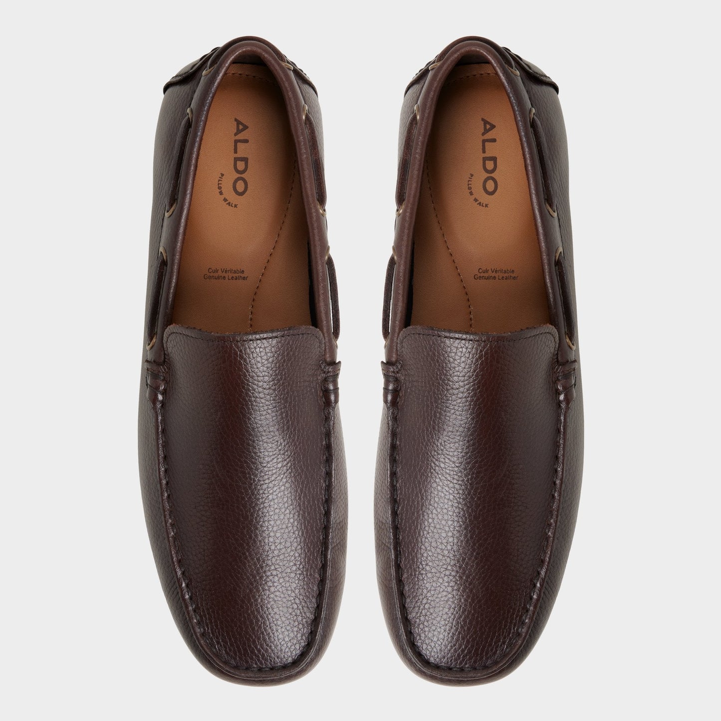 Aldo Horton in In Dark Brown - Driving shoe Men
