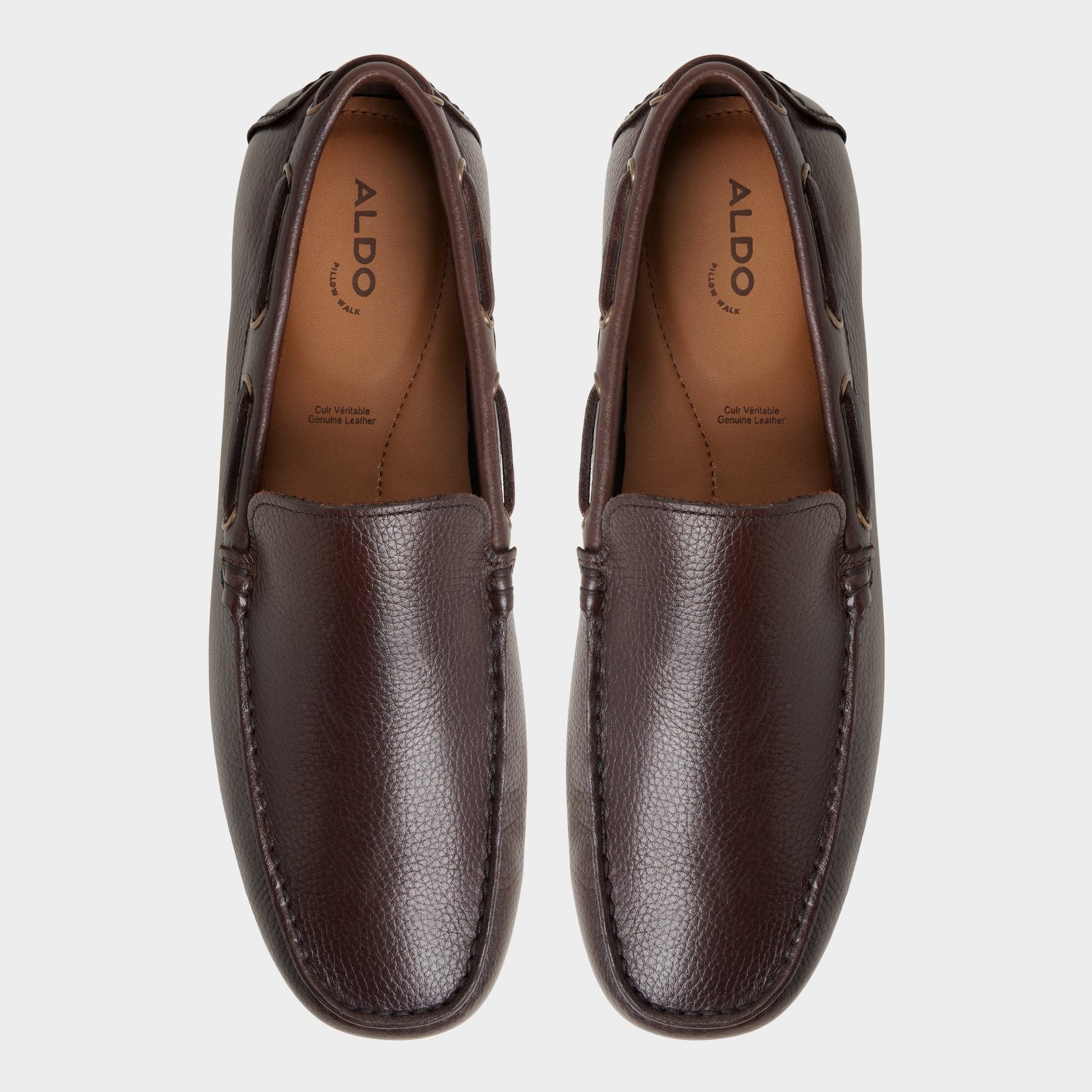 Aldo Horton in In Dark Brown - Driving shoe Men
