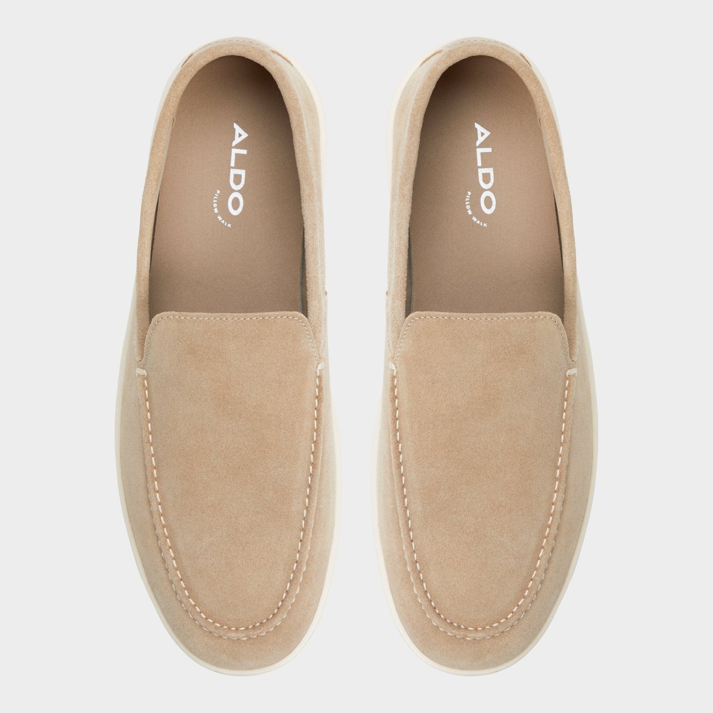 Aldo Eton Taupe Men's Loafers & Slip-Ons - Loafer Men