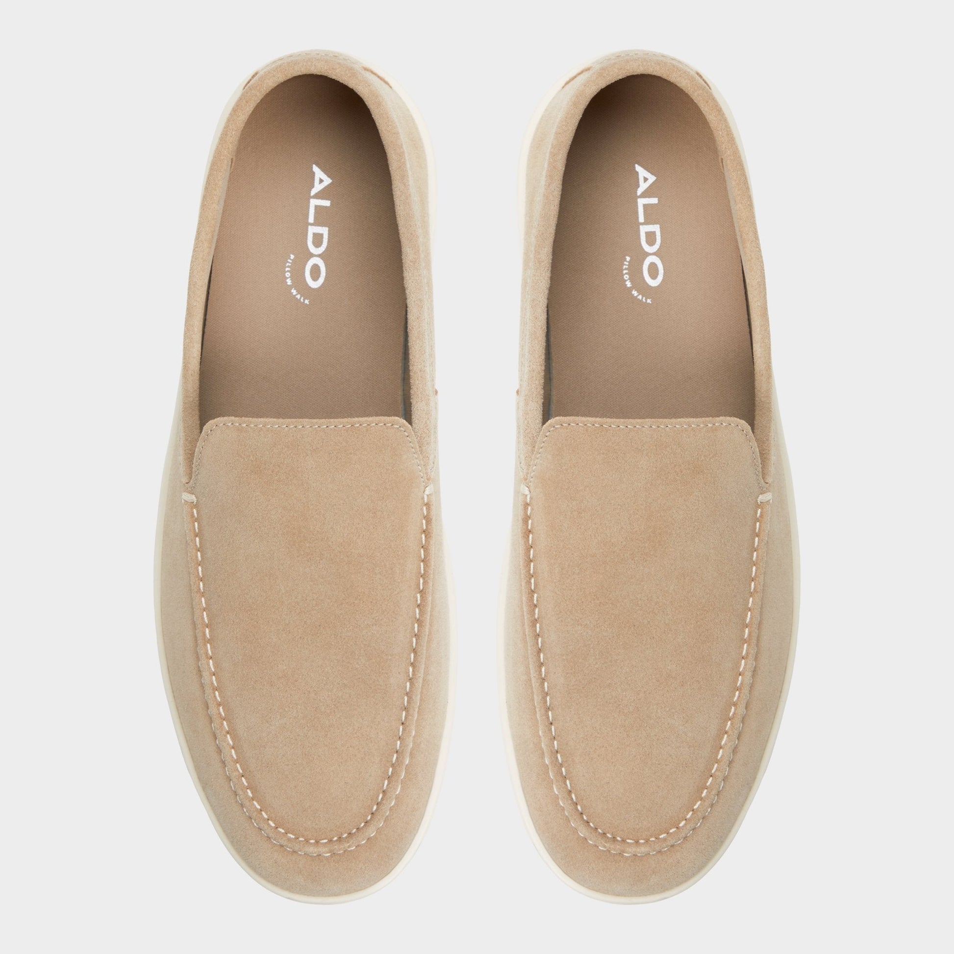 Aldo Eton Taupe Men's Loafers & Slip-Ons - Loafer Men