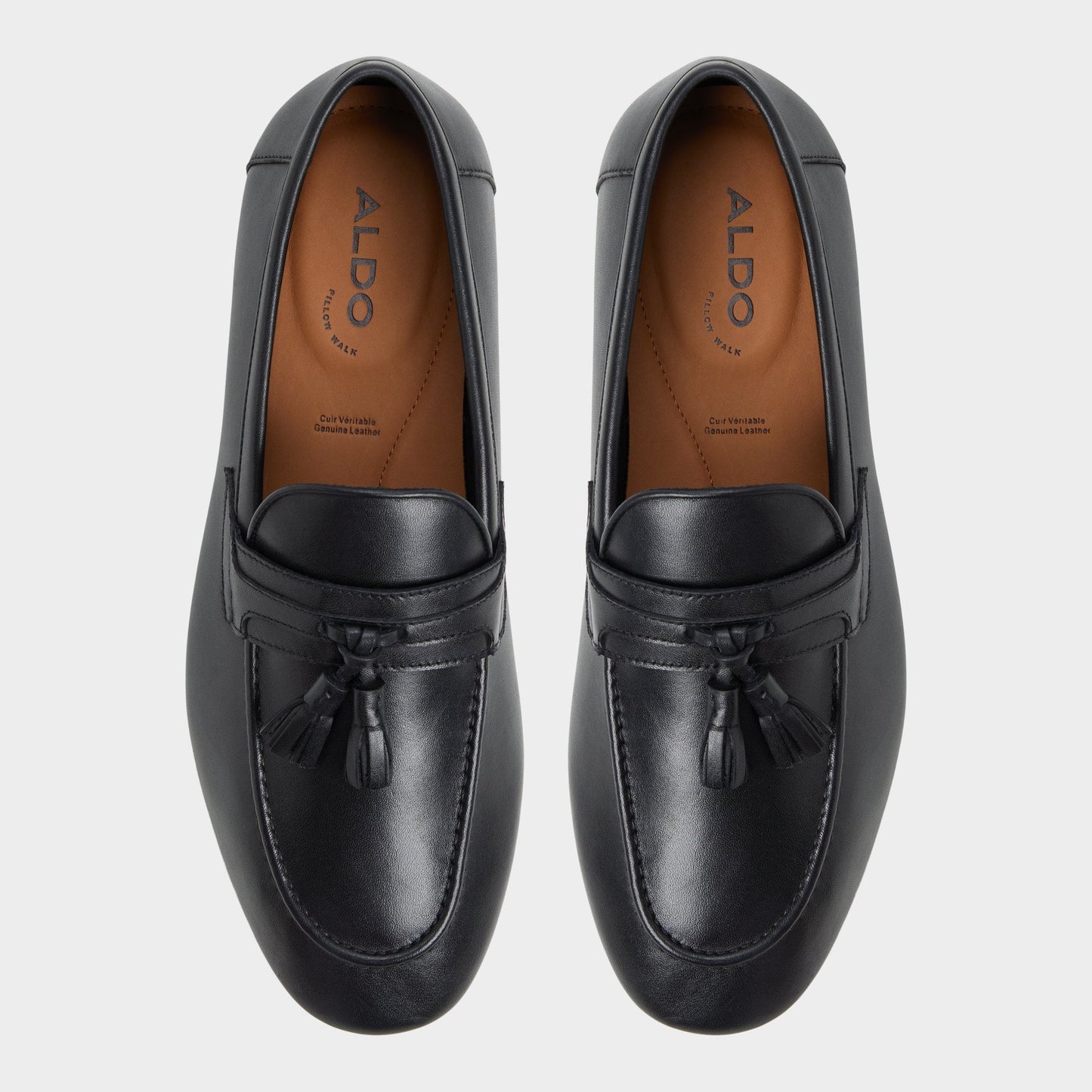 Aldo Grover Black Men's Dress Shoes - Loafer Men