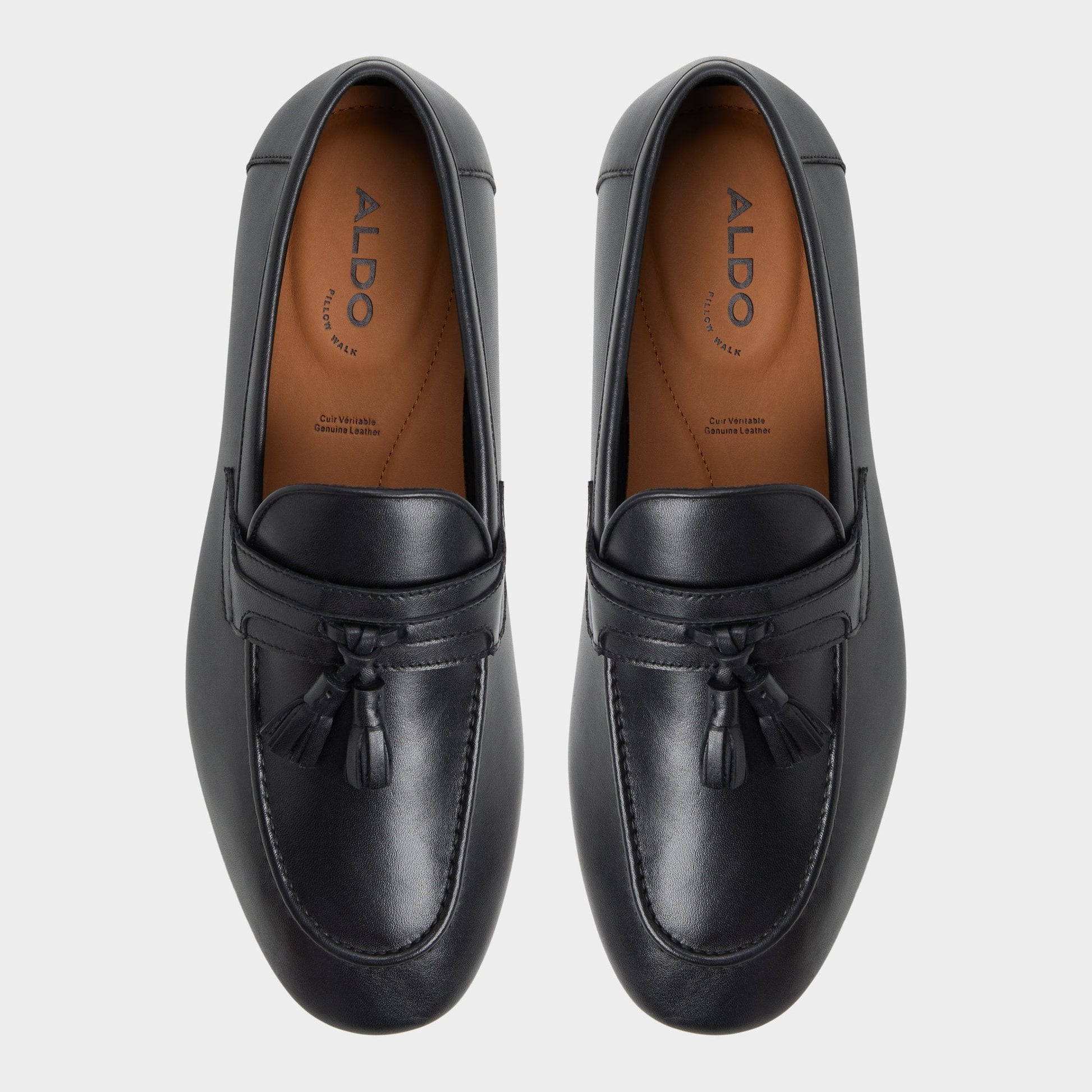 Aldo Grover Black Men's Dress Shoes - Loafer Men