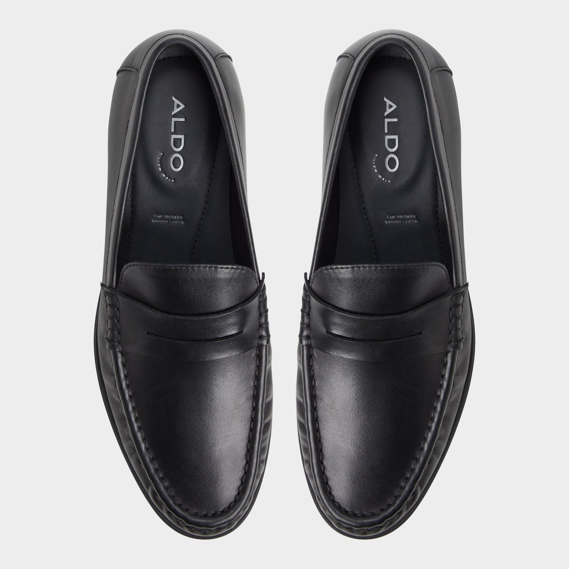 Aldo Speakeasy Open Black Men's Dress Shoes - Loafer Men