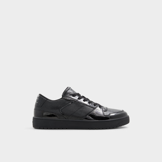Aldo Zethan Black Synthetic Patent Men's Low top - Low top sneaker, Cup sole Men
