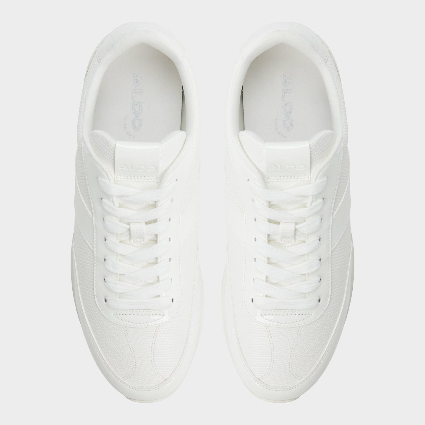 Aldo Nathaniel in White Combo - Low top sneaker, Cup sole Men