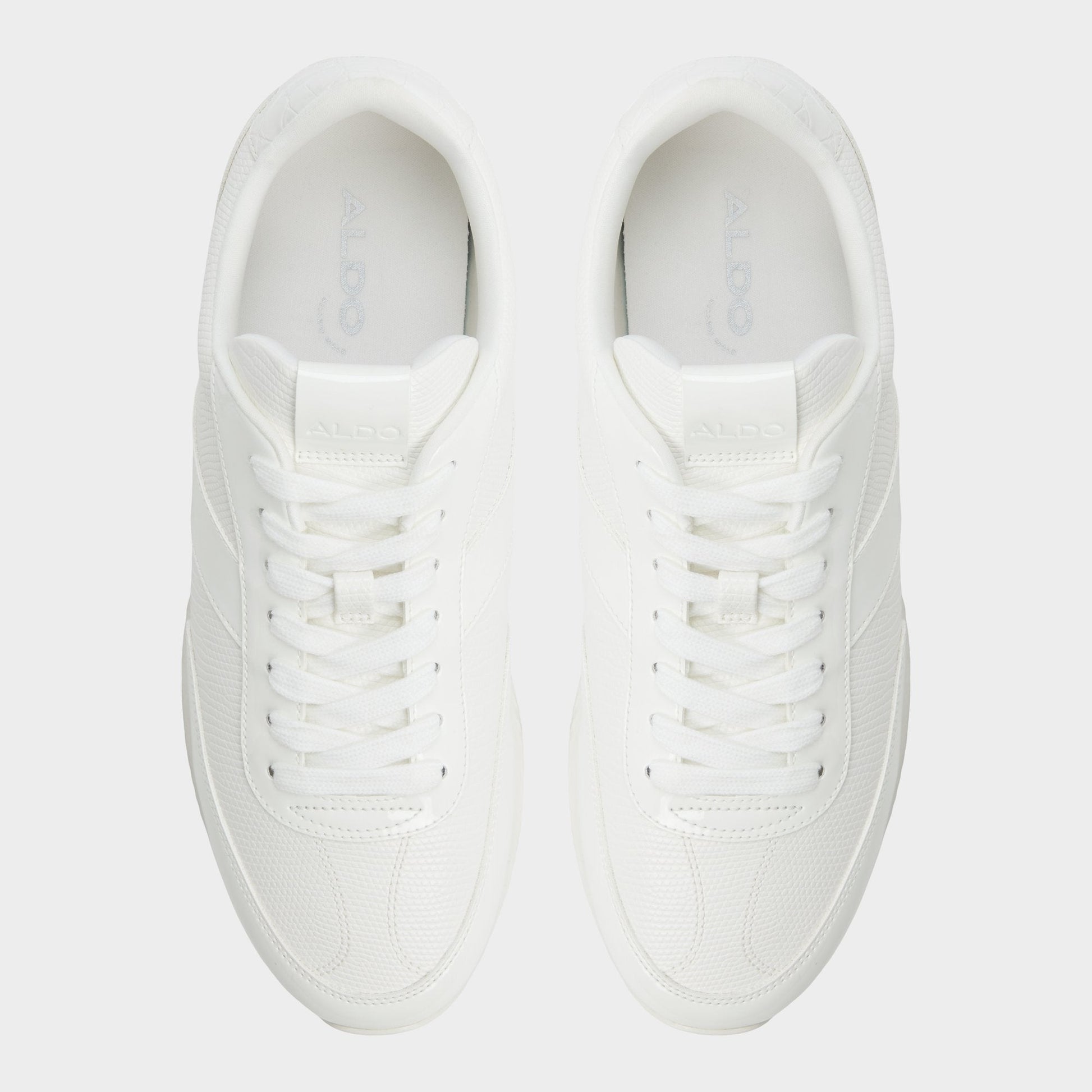 Aldo Nathaniel in White Combo - Low top sneaker, Cup sole Men