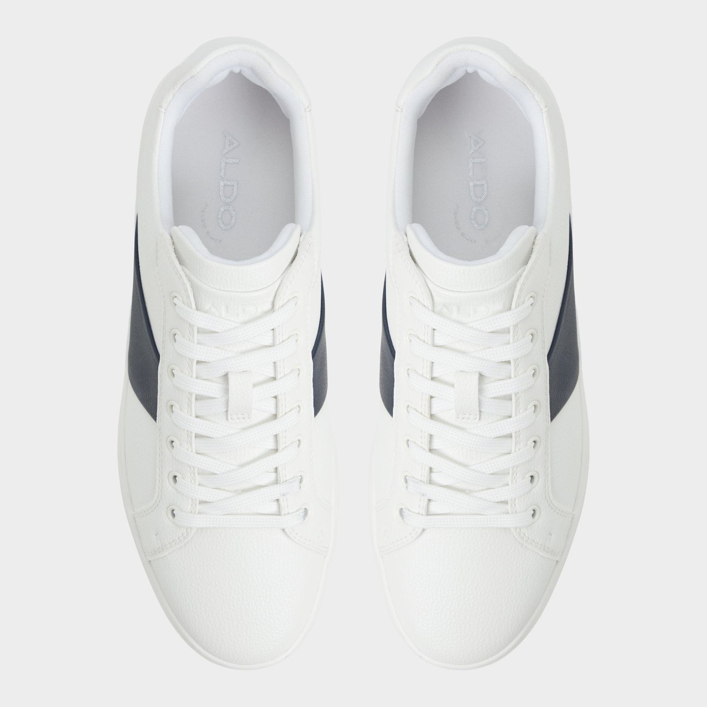 Aldo Ozzy White/Navy Men's Low top - Low top sneaker, Cup sole Men