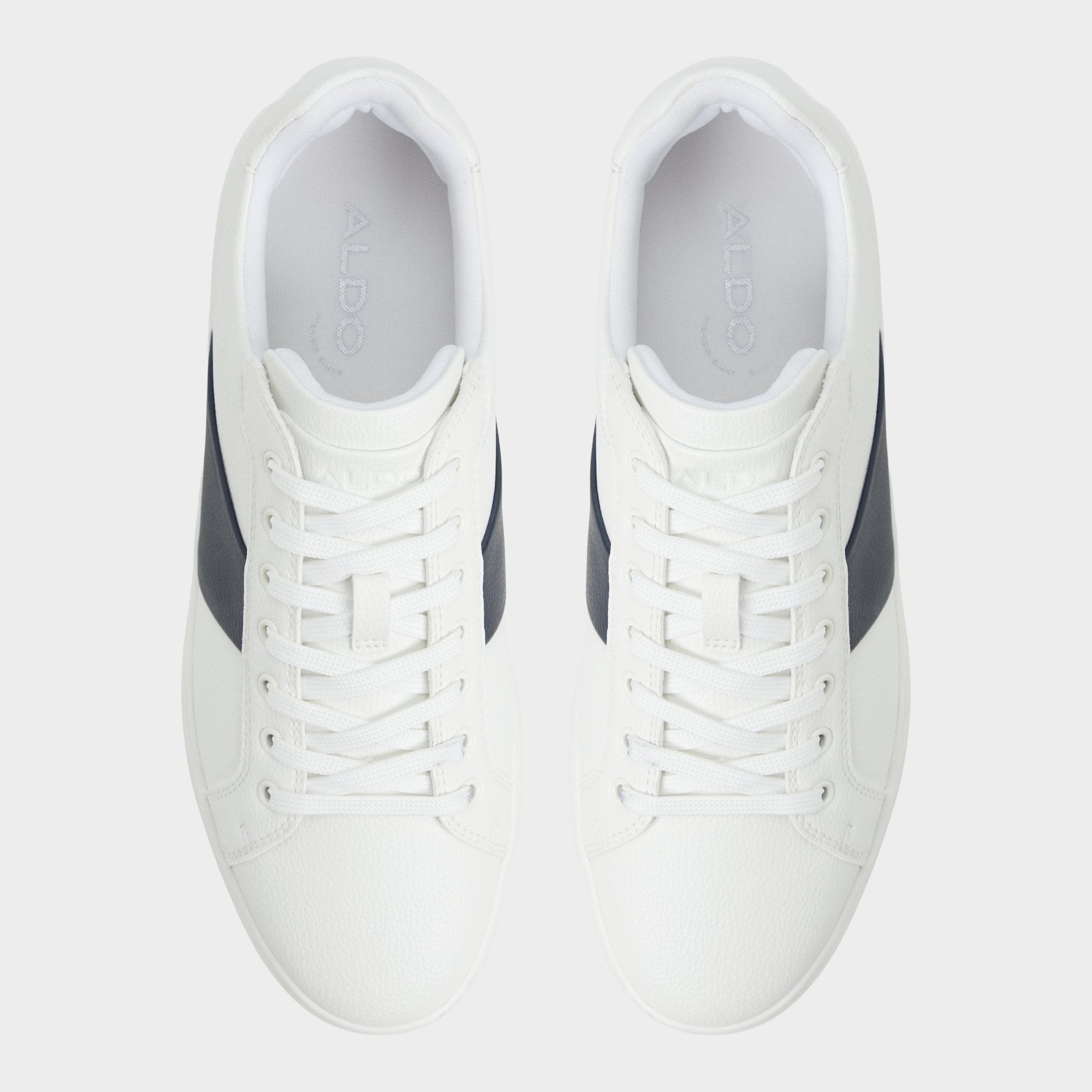 Aldo Ozzy White/Navy Men's Low top - Low top sneaker, Cup sole Men