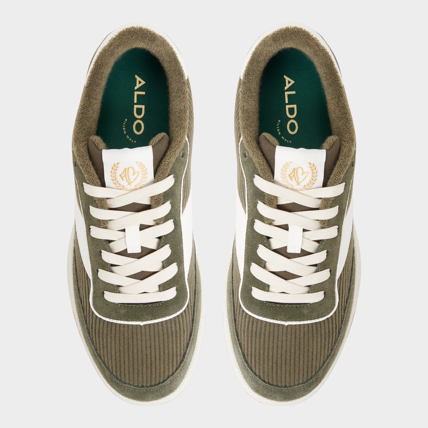 Aldo Ashwin in Olive - Low top sneaker, Cup sole Men