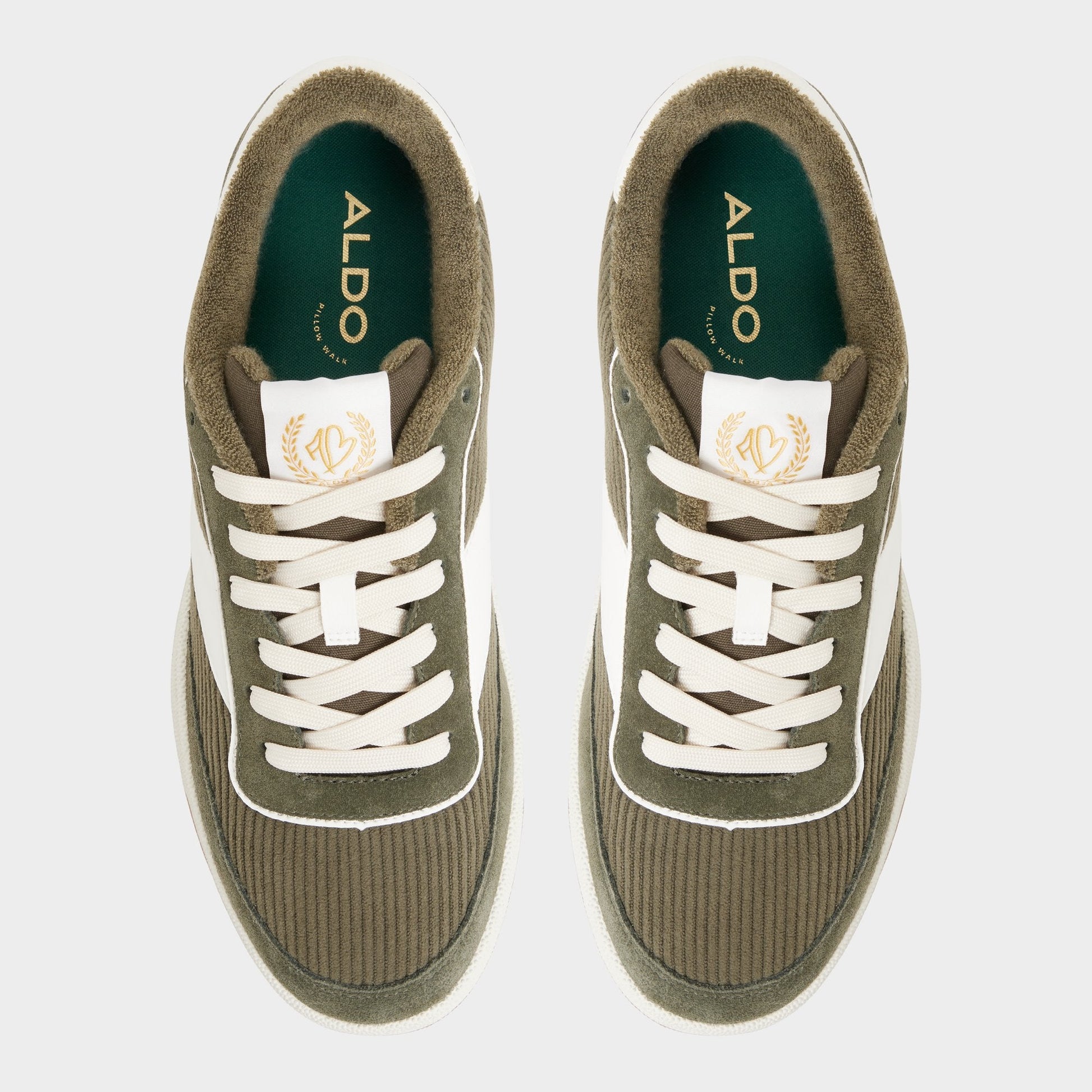 Aldo Ashwin in Olive - Low top sneaker, Cup sole Men