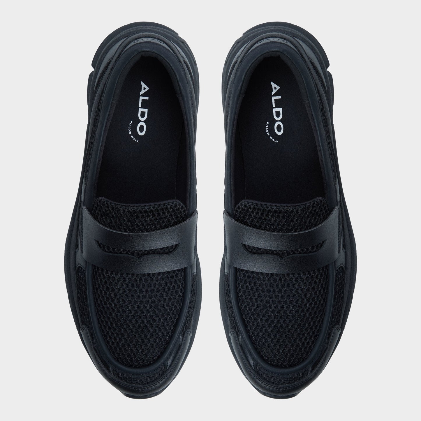 Aldo Loafersnkr in Black - Slip-on sneaker, Jogger sole Men