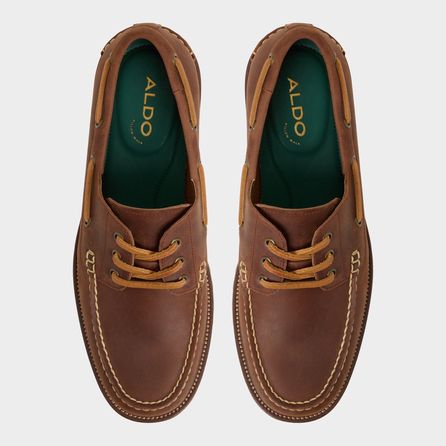 Aldo Cedric in Brown Overflow - Boat shoe Men