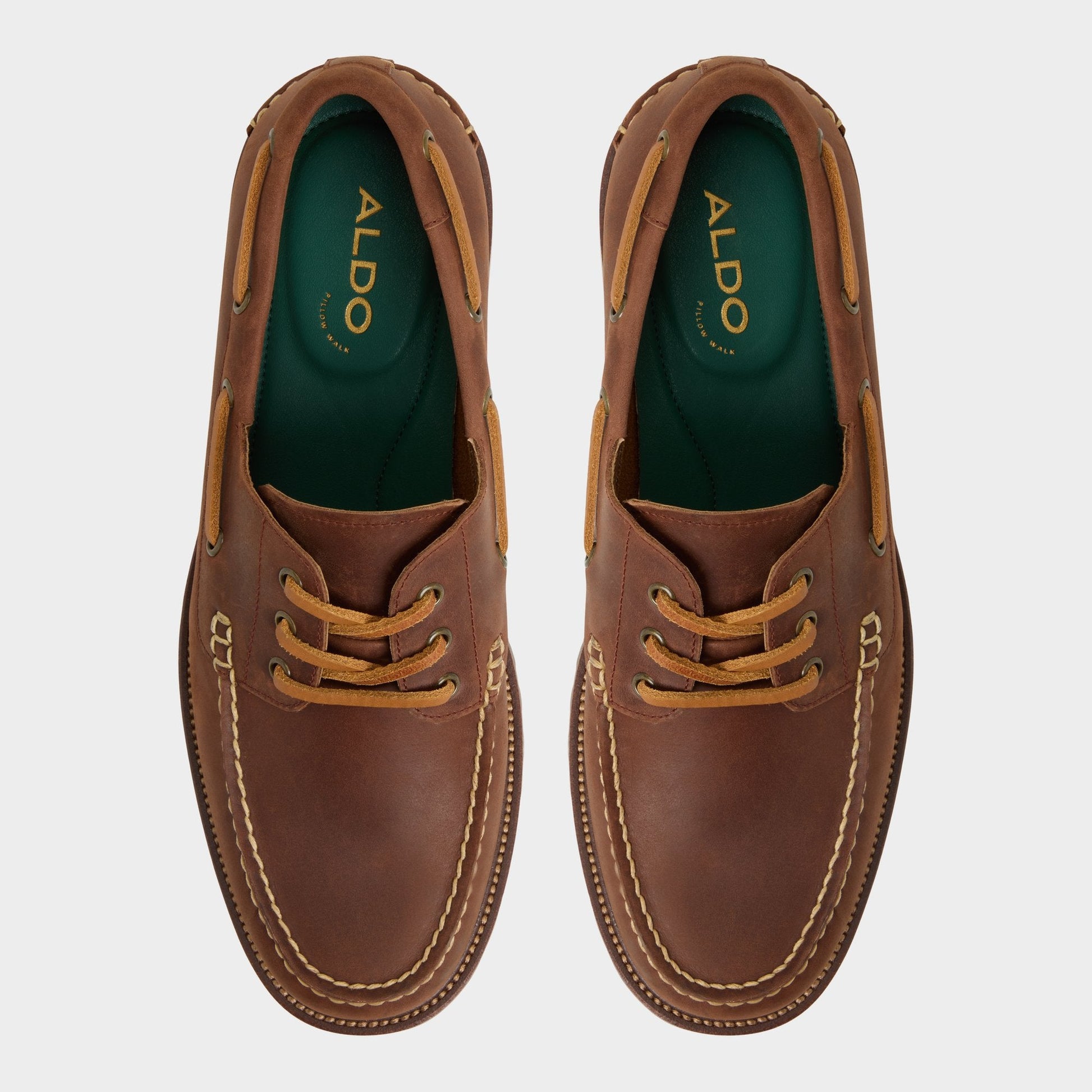 Aldo Cedric in Brown Overflow - Boat shoe Men