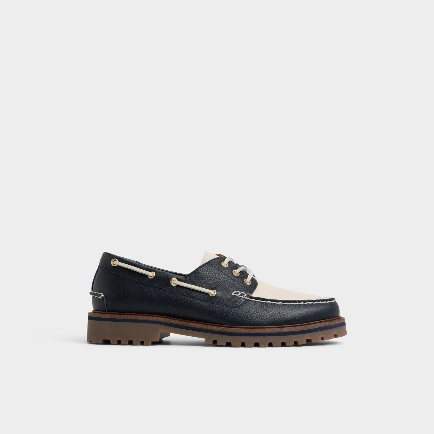 Aldo Cedric in Navy - Boat shoe Men