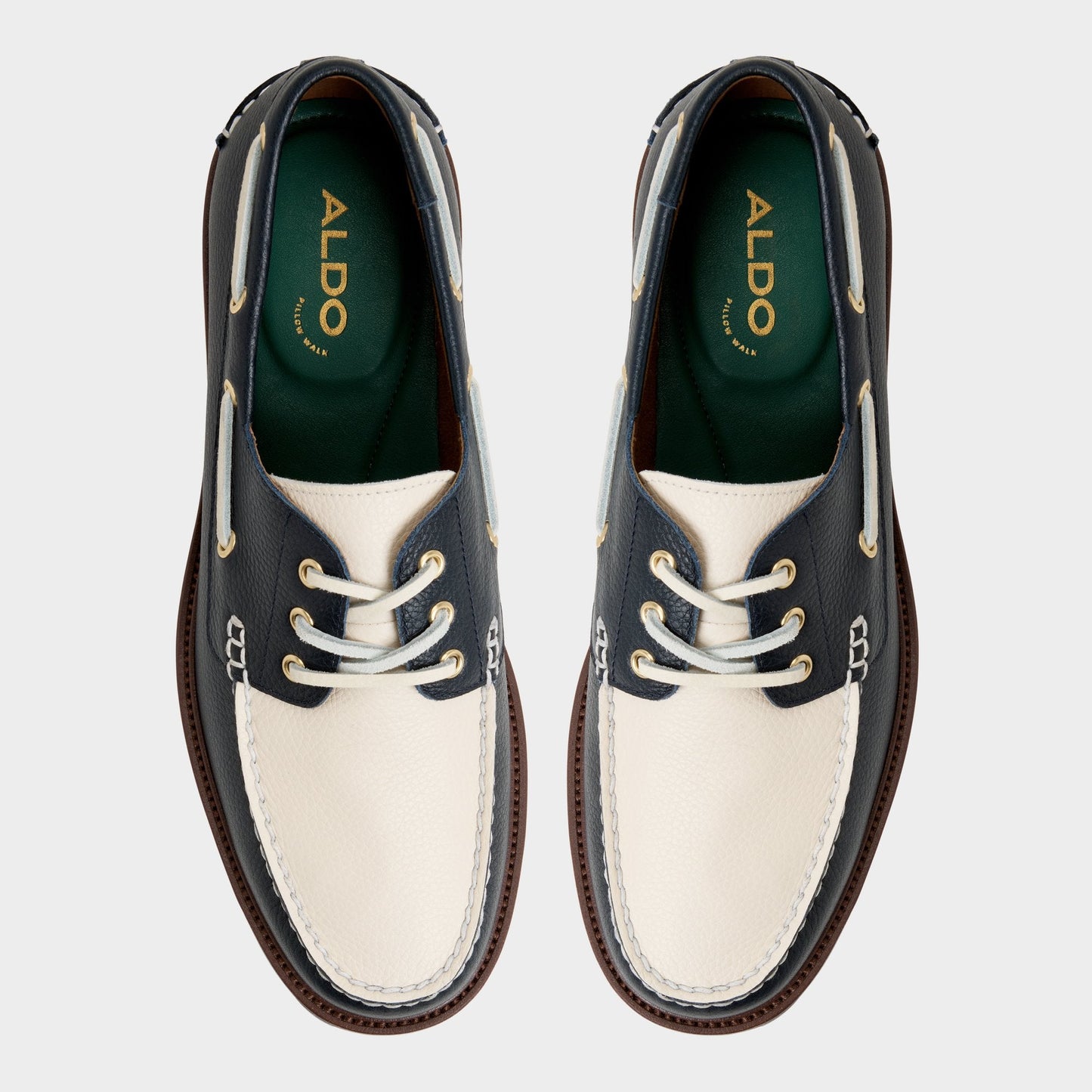 Aldo Cedric in Navy - Boat shoe Men
