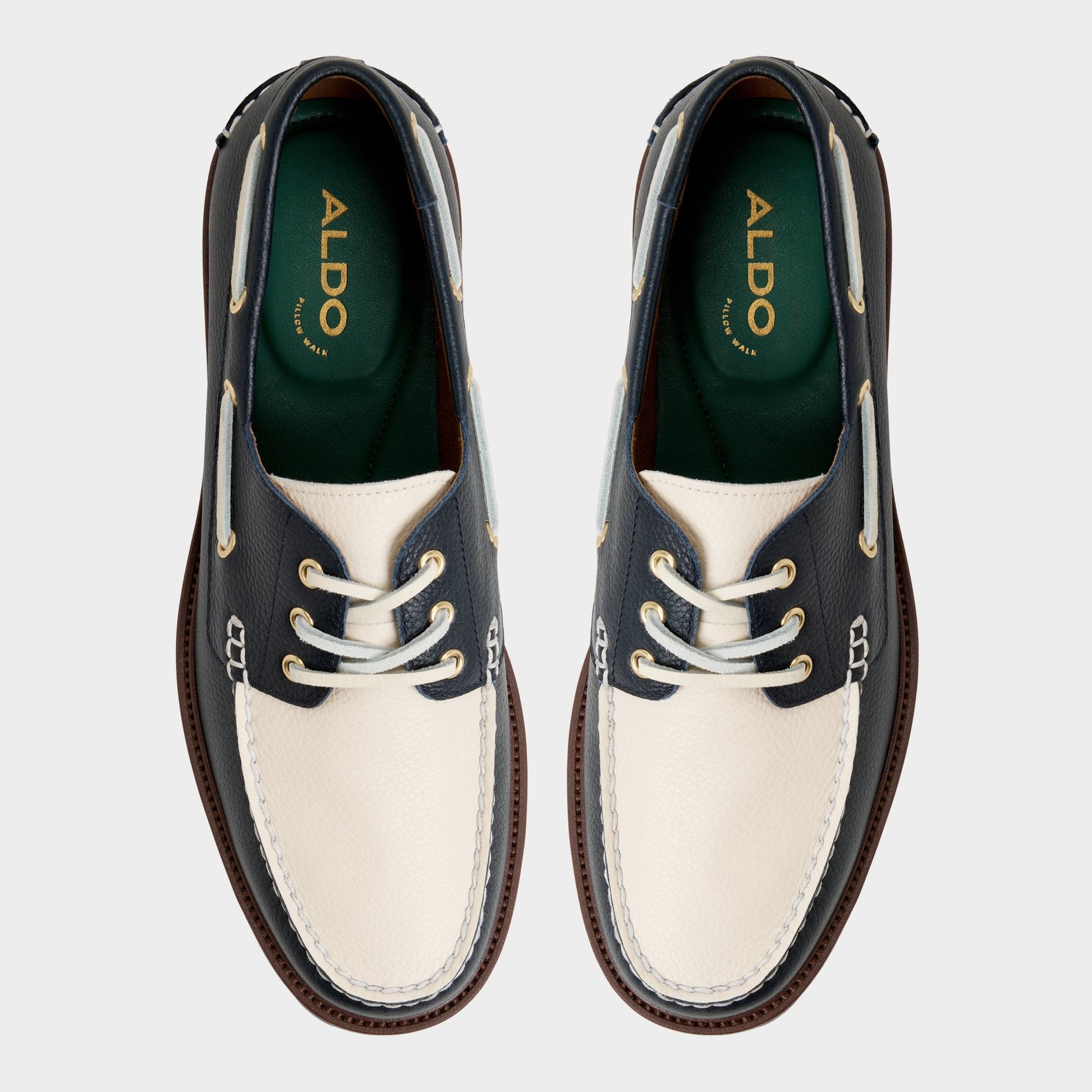 Aldo Cedric in Navy - Boat shoe Men
