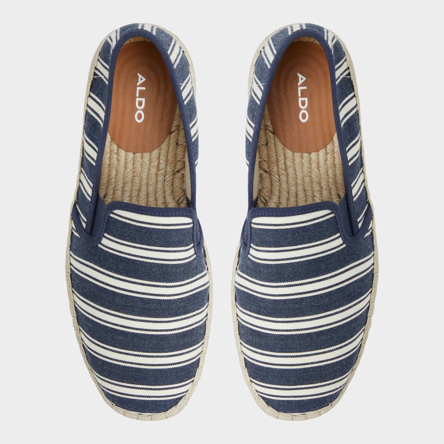 Aldo Johnney Navy Men's Loafers & Slip-Ons - Espadrille Men