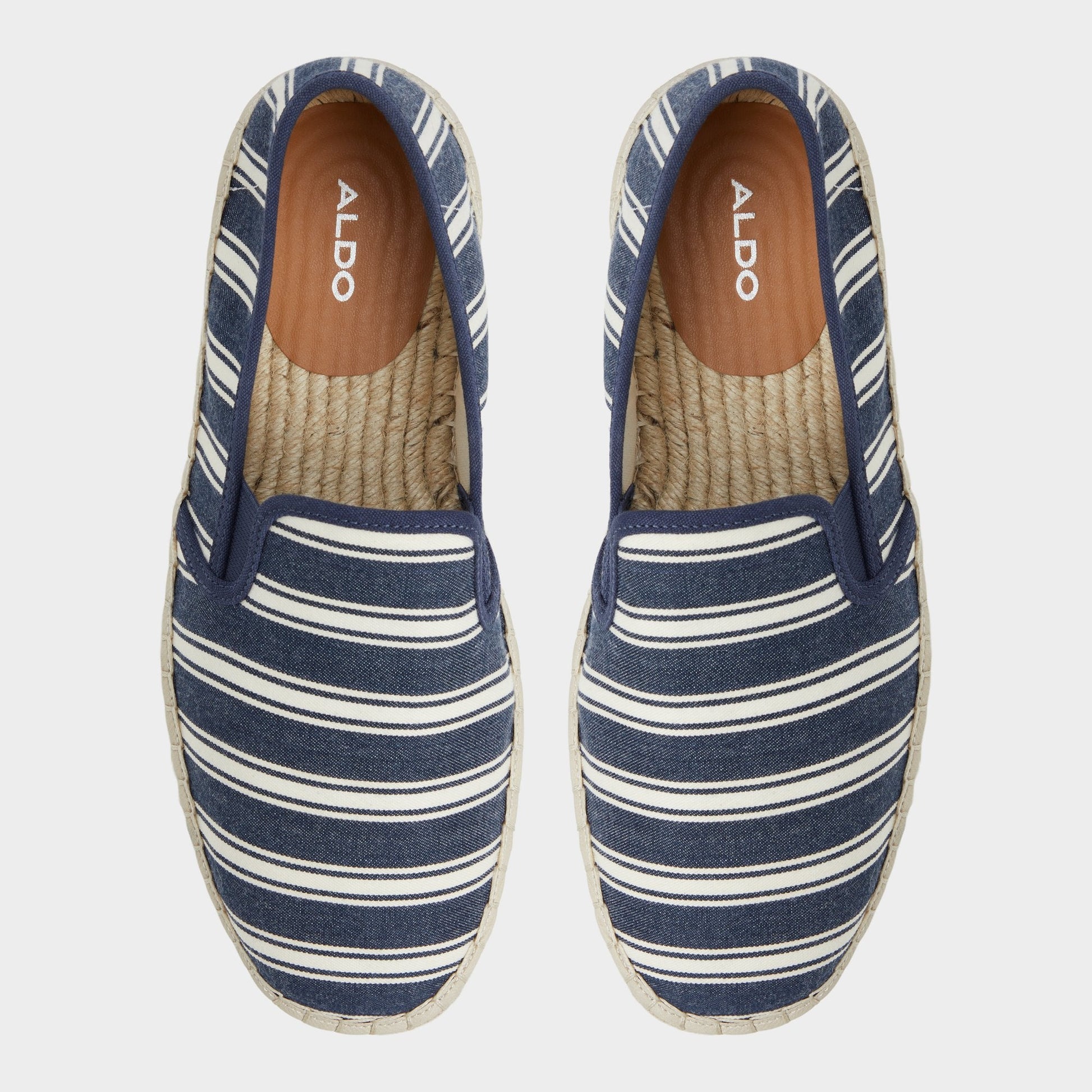 Aldo Johnney Navy Men's Loafers & Slip-Ons - Espadrille Men