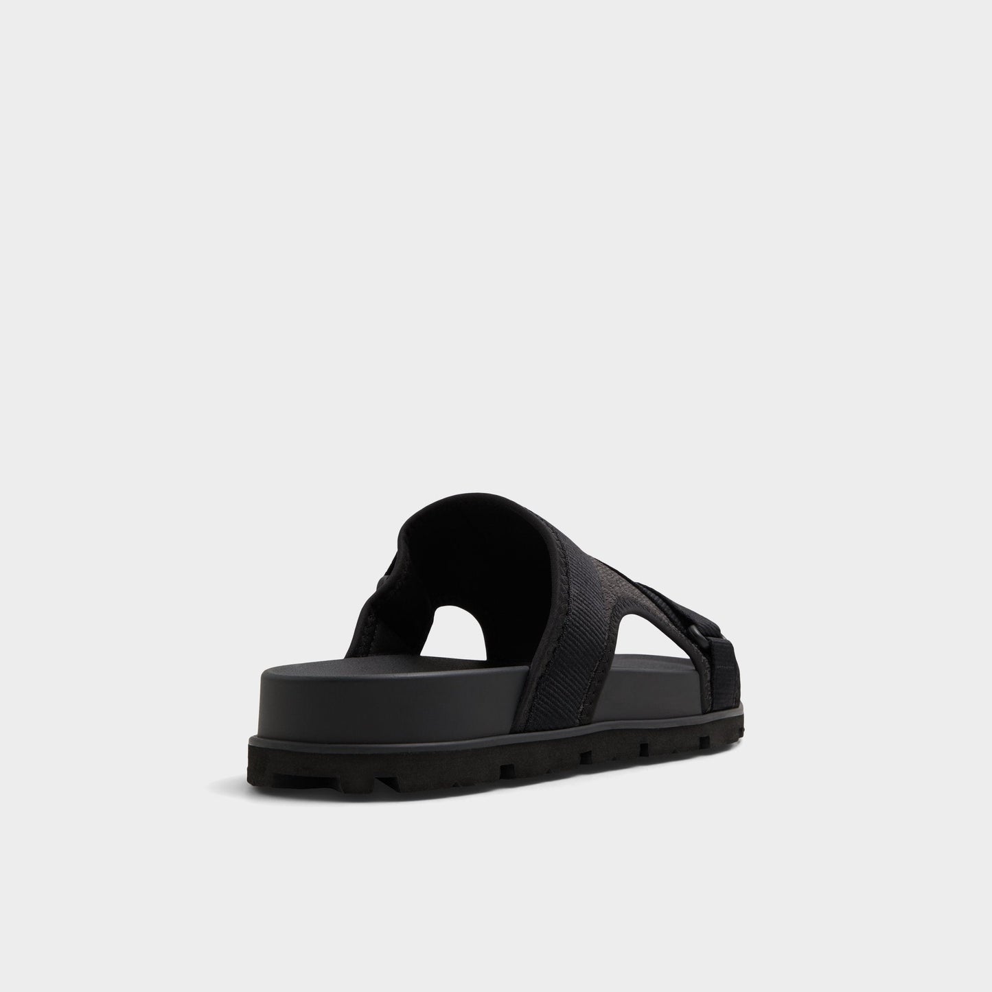 Aldo Deniels Open Black Men's Slides - Slide sandal Men