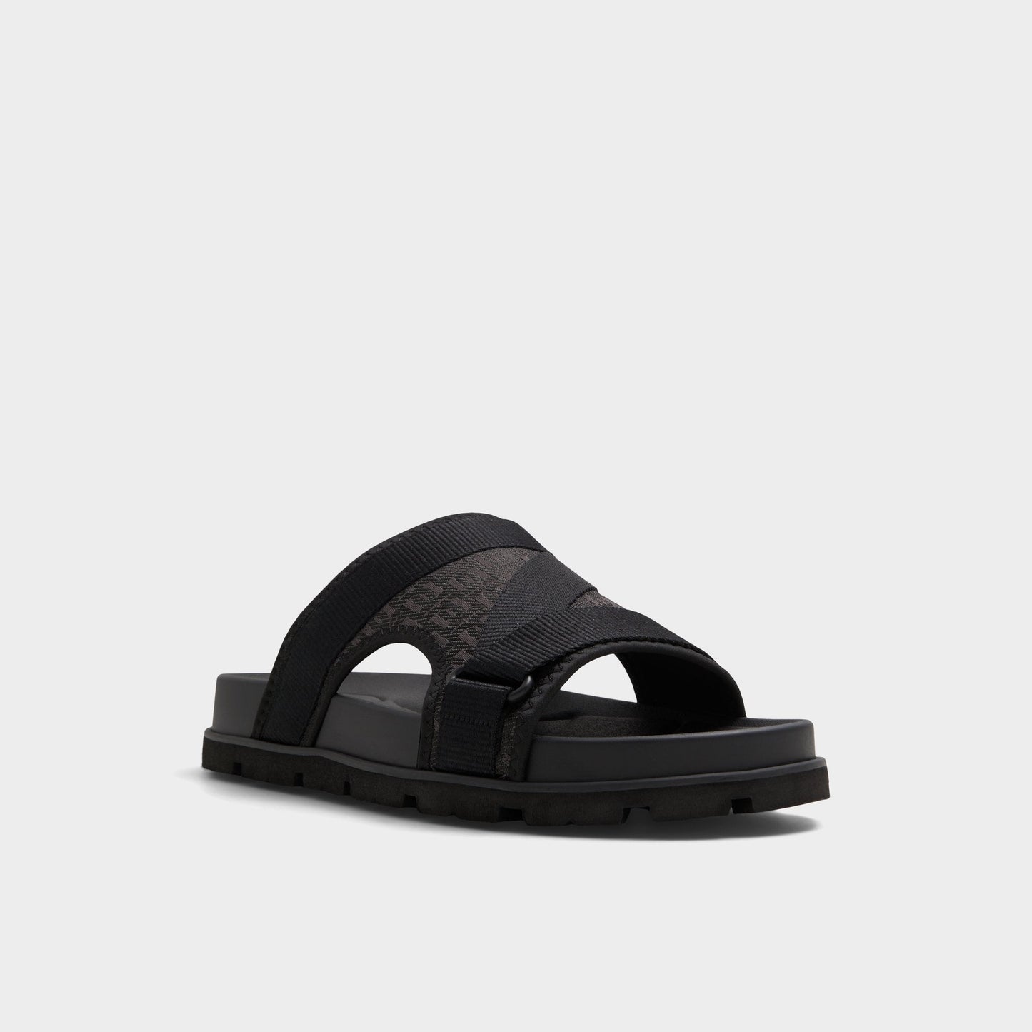 Aldo Deniels Open Black Men's Slides - Slide sandal Men
