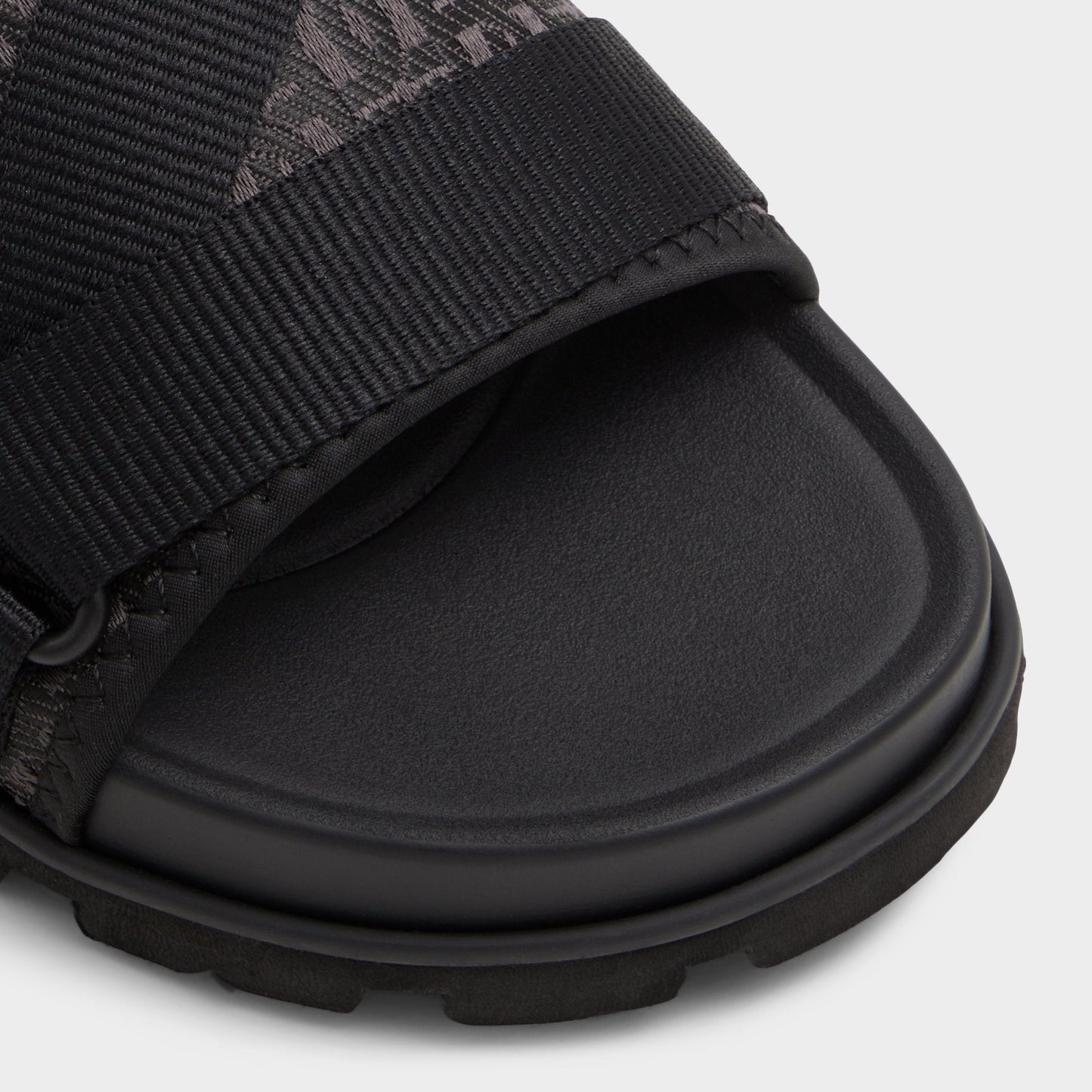 Aldo Deniels Open Black Men's Slides - Slide sandal Men