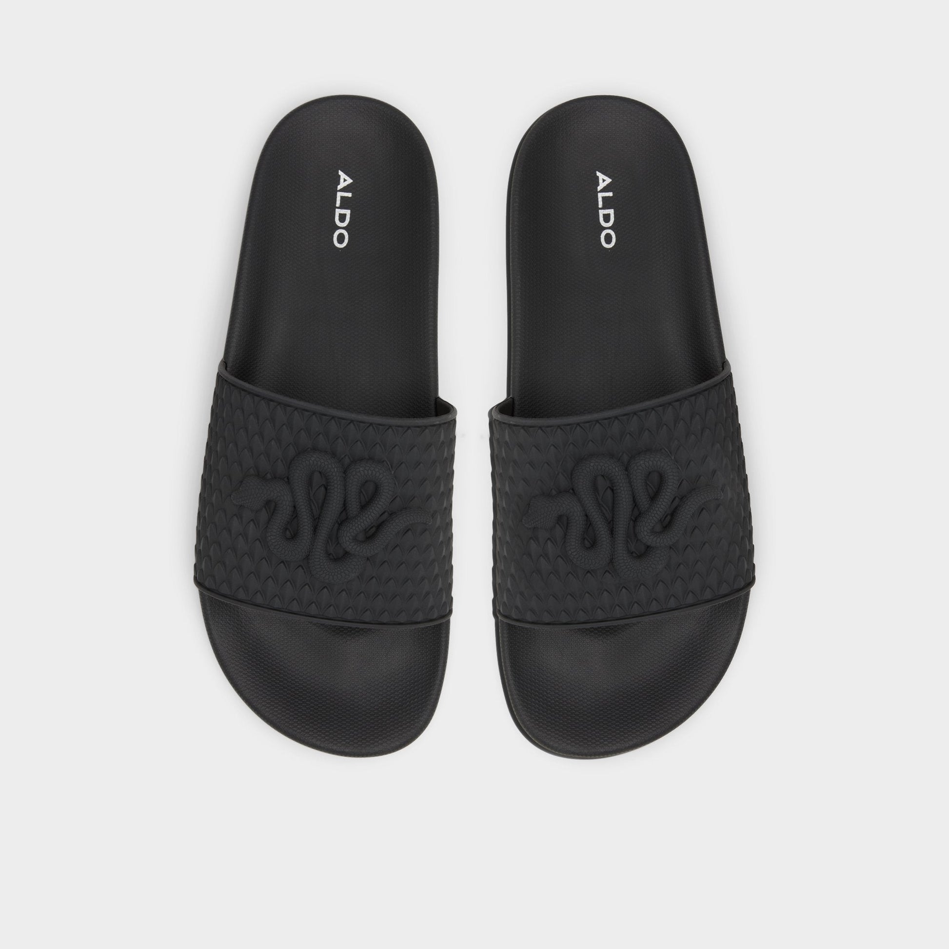 Aldo Kedau Black Men's Slides - Slide sandal Men