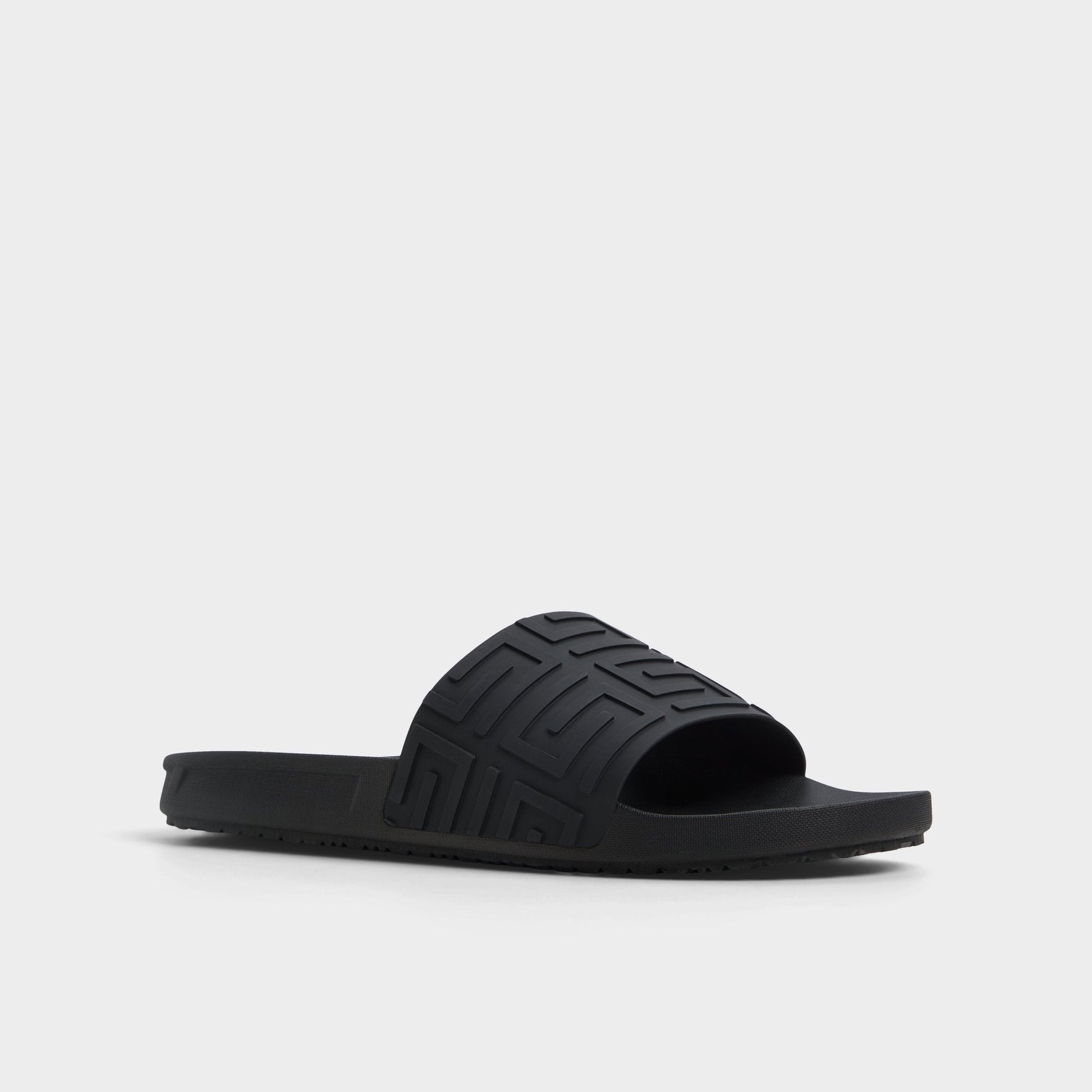Aldo Atrani Black Men's Slides - Slide sandal Men