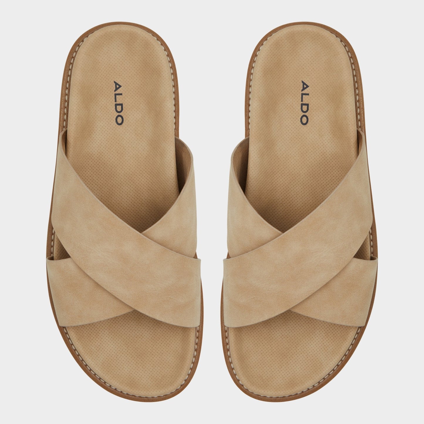 Aldo Marrin Beige Men's Slides - Slide sandal Men