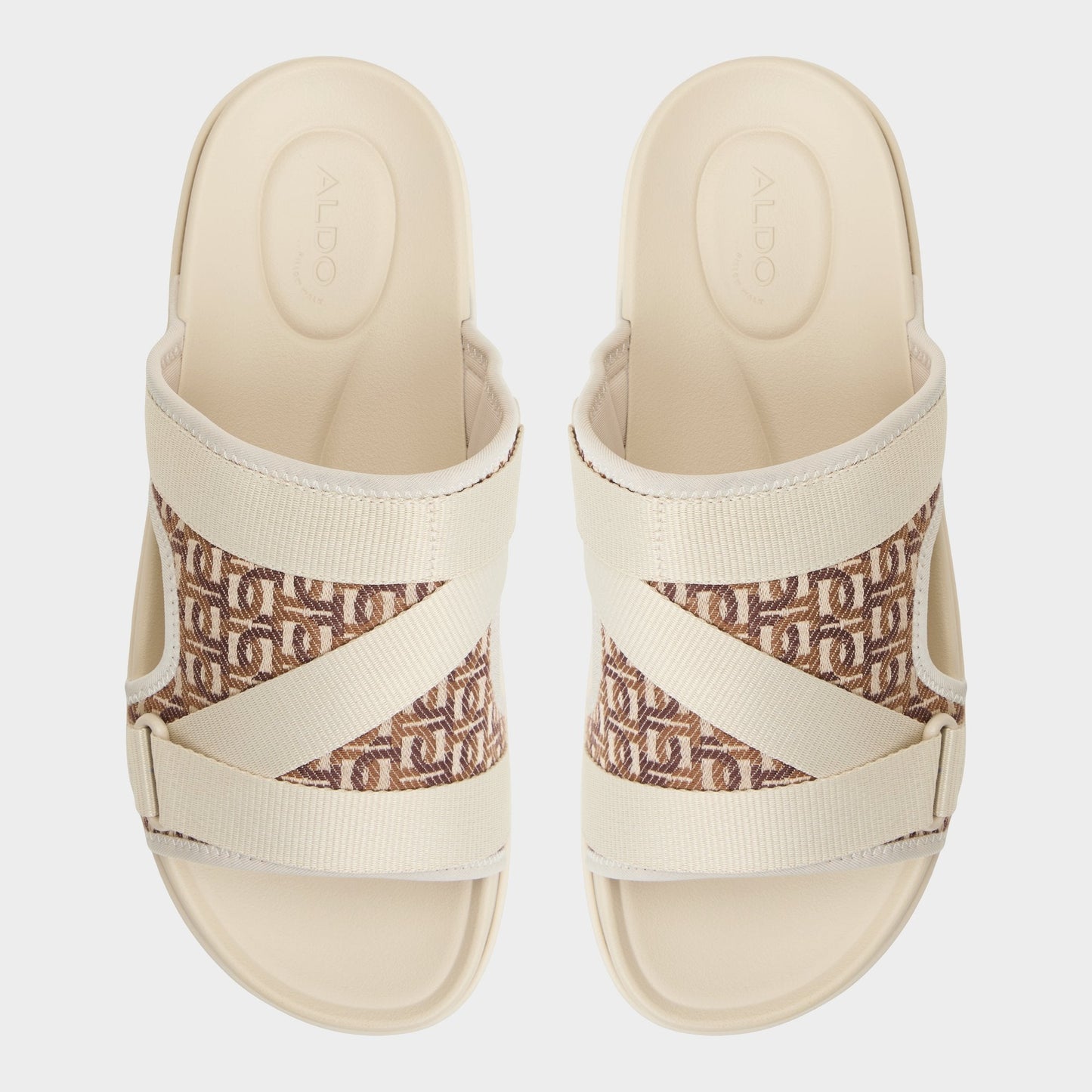 Aldo Deniels Medium Beige Men's Slides - Slide sandal Men