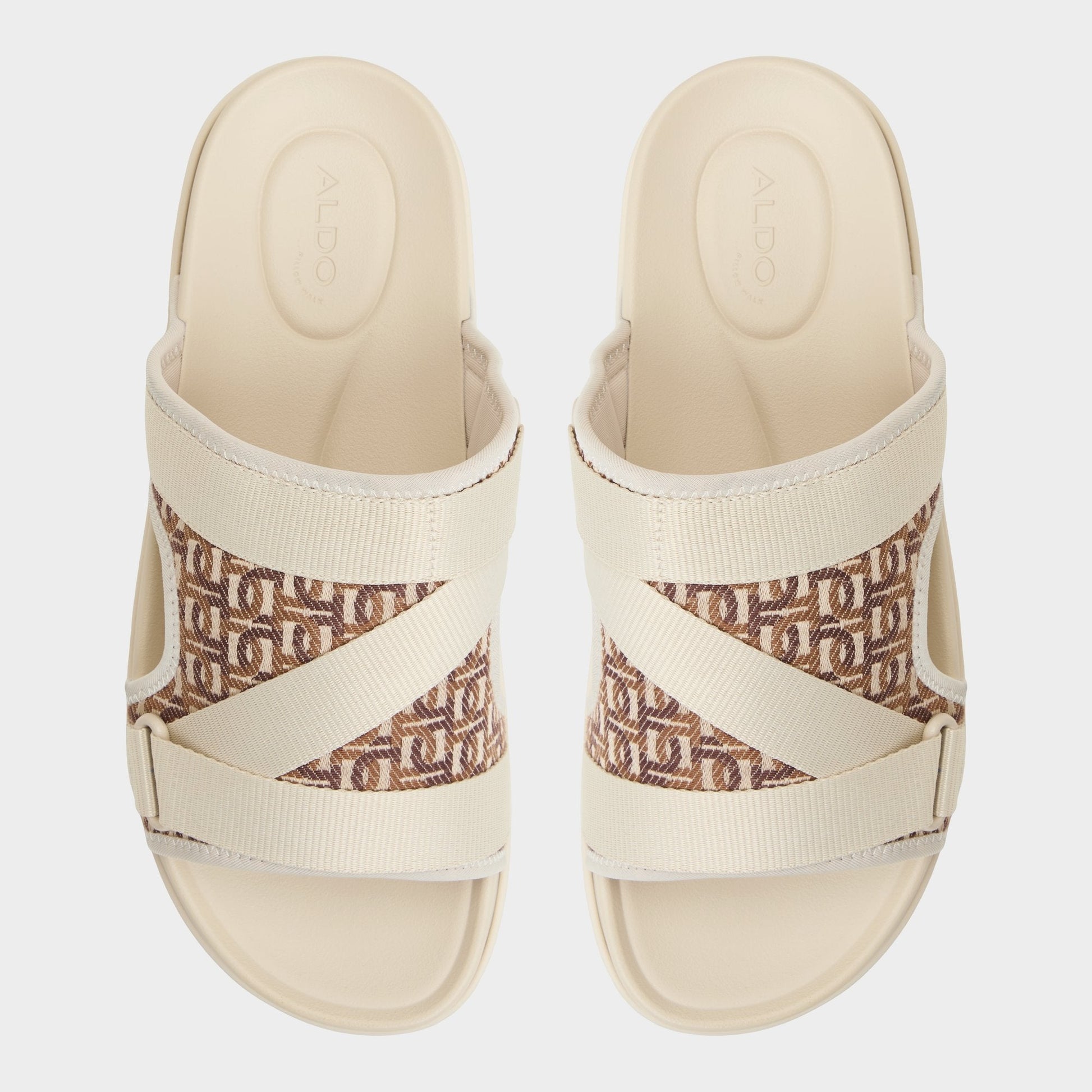 Aldo Deniels Medium Beige Men's Slides - Slide sandal Men