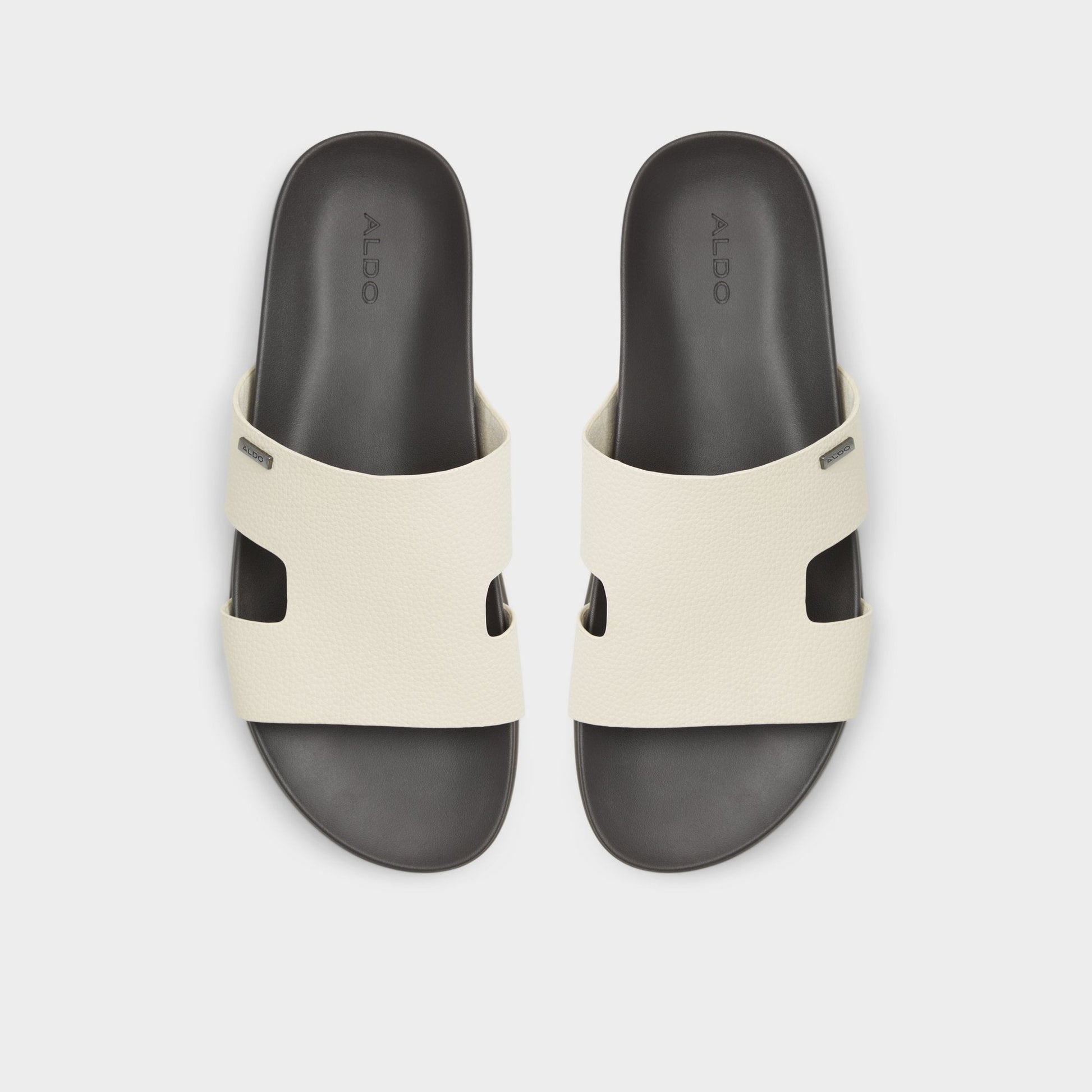 Aldo Mondi Light Grey Men's Slides - Slide sandal Men