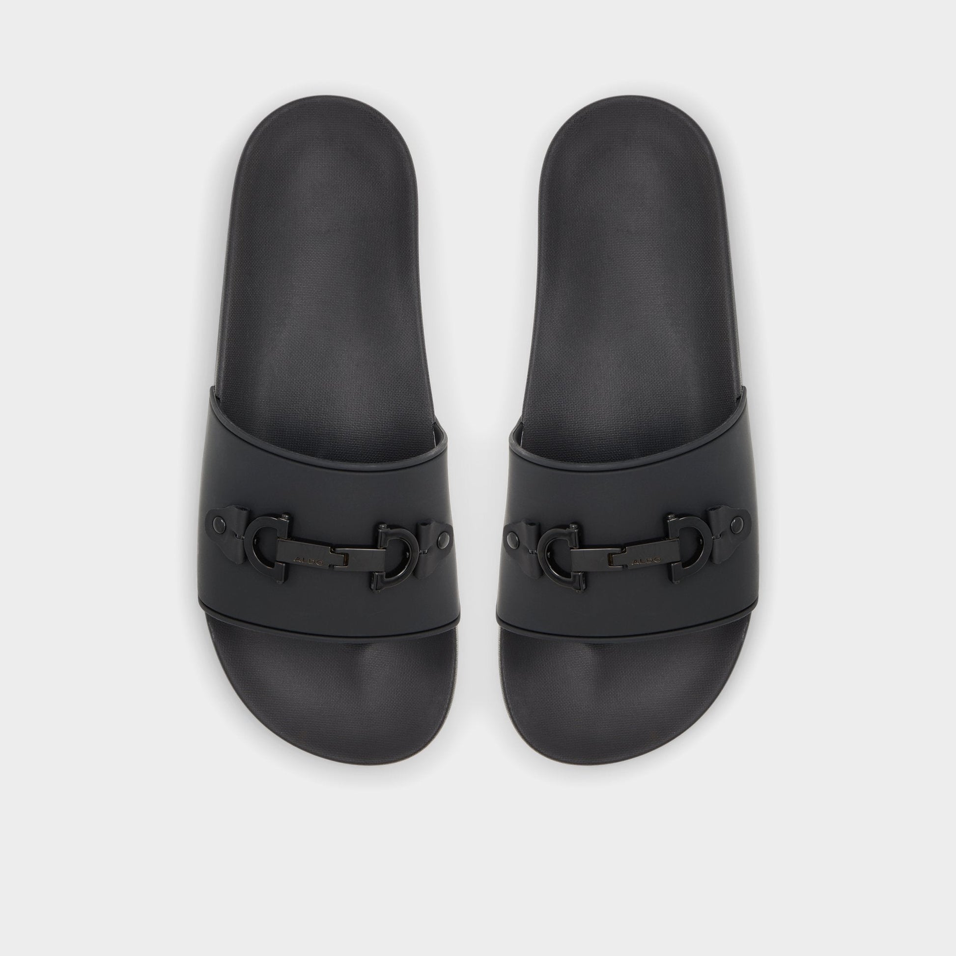 Aldo Loungeslide Black Men's Slides - Slide sandal Men