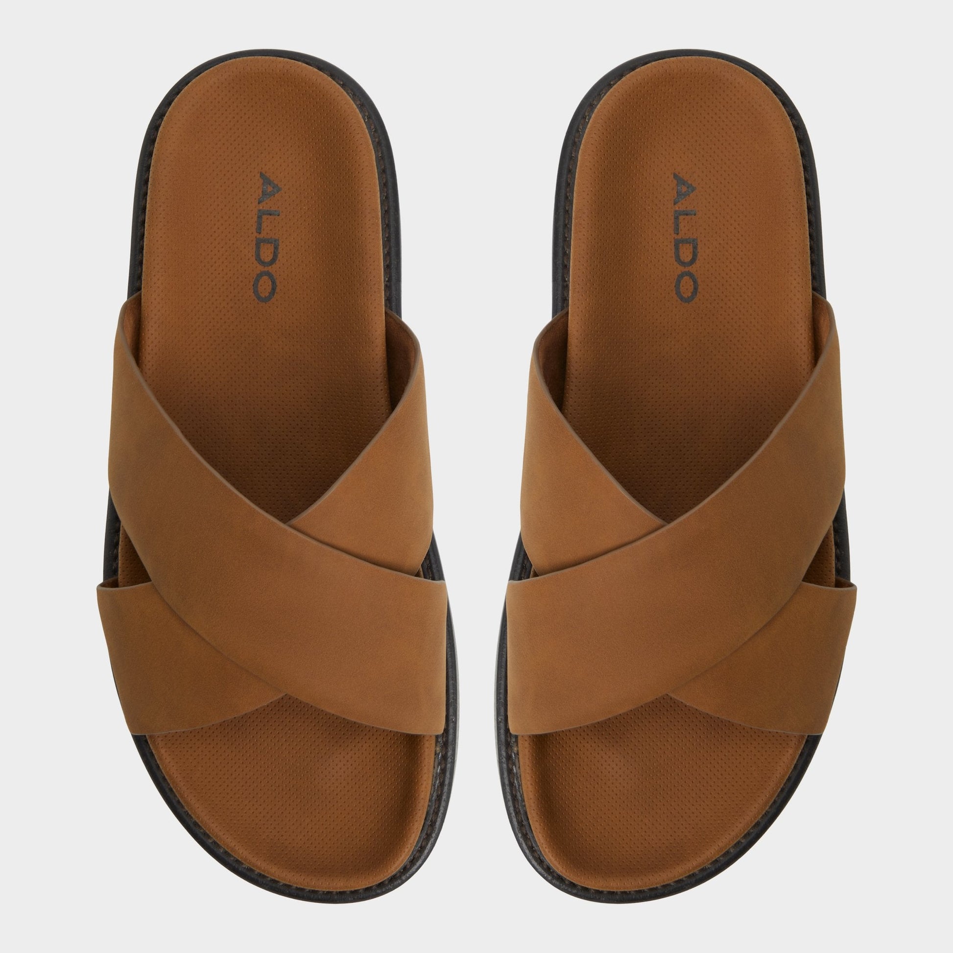 Aldo Marrin Cognac Men's Slides - Slide sandal Men