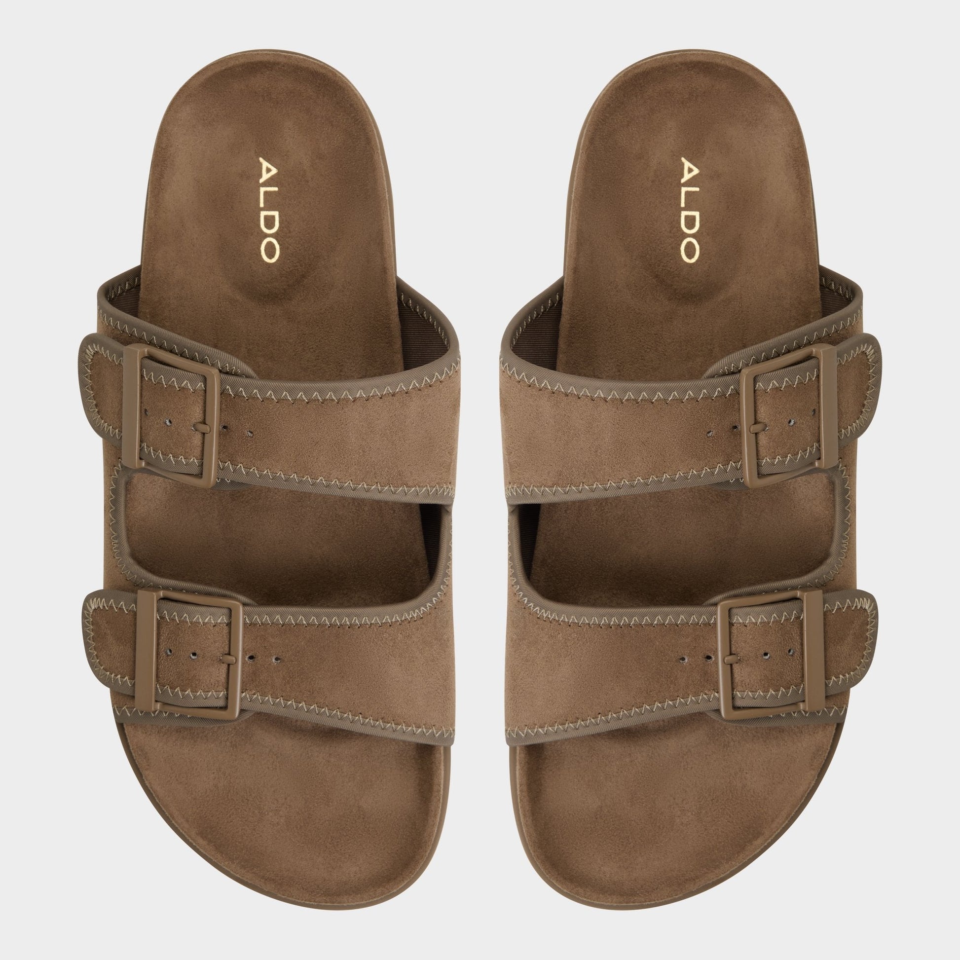Aldo Sunnyside Light Brown Men's Slides - Slide sandal Men