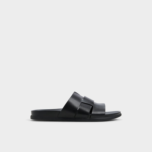 Aldo Padien Black Men's Sandals & Slides - Slide sandal Men
